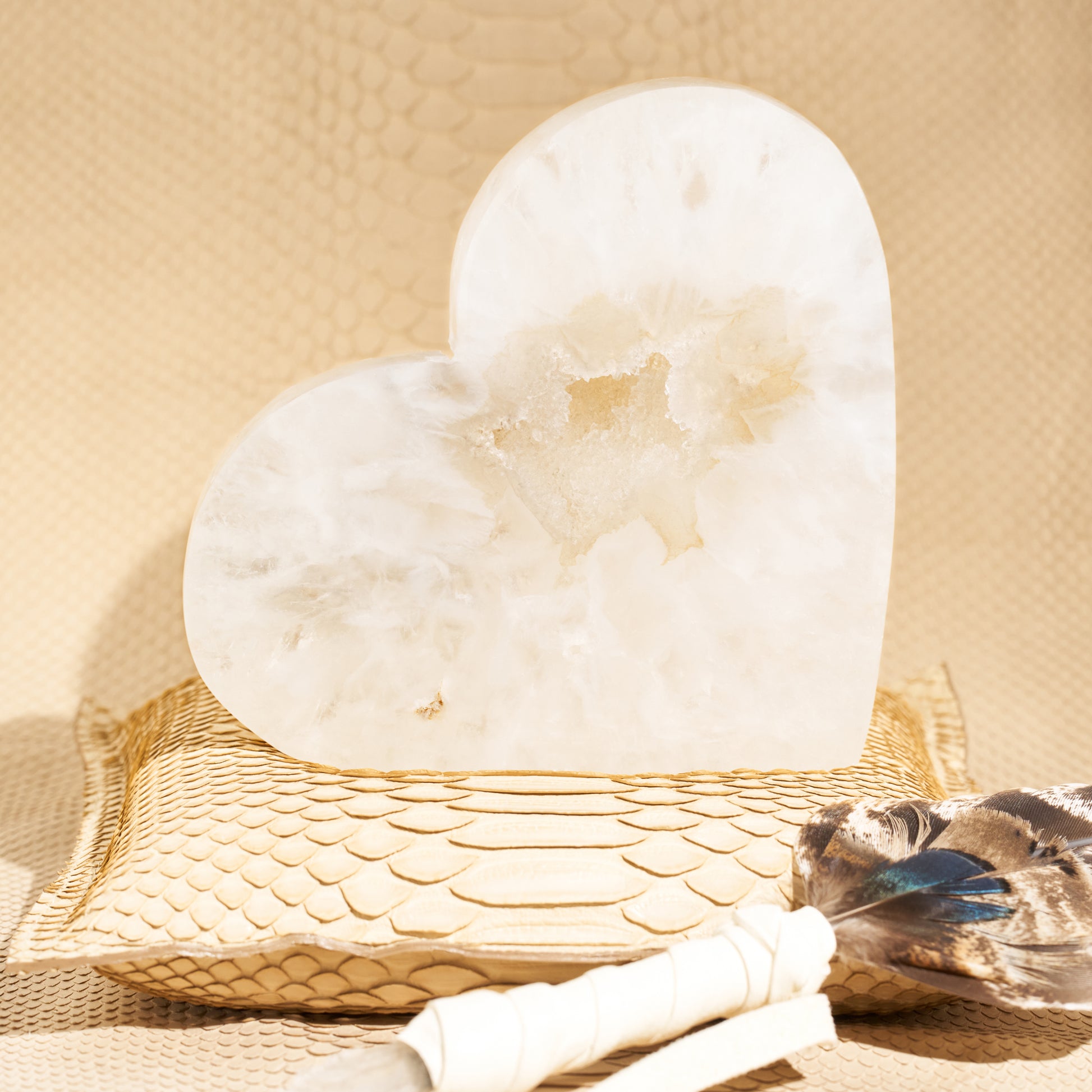 Amethyst Geode Heart