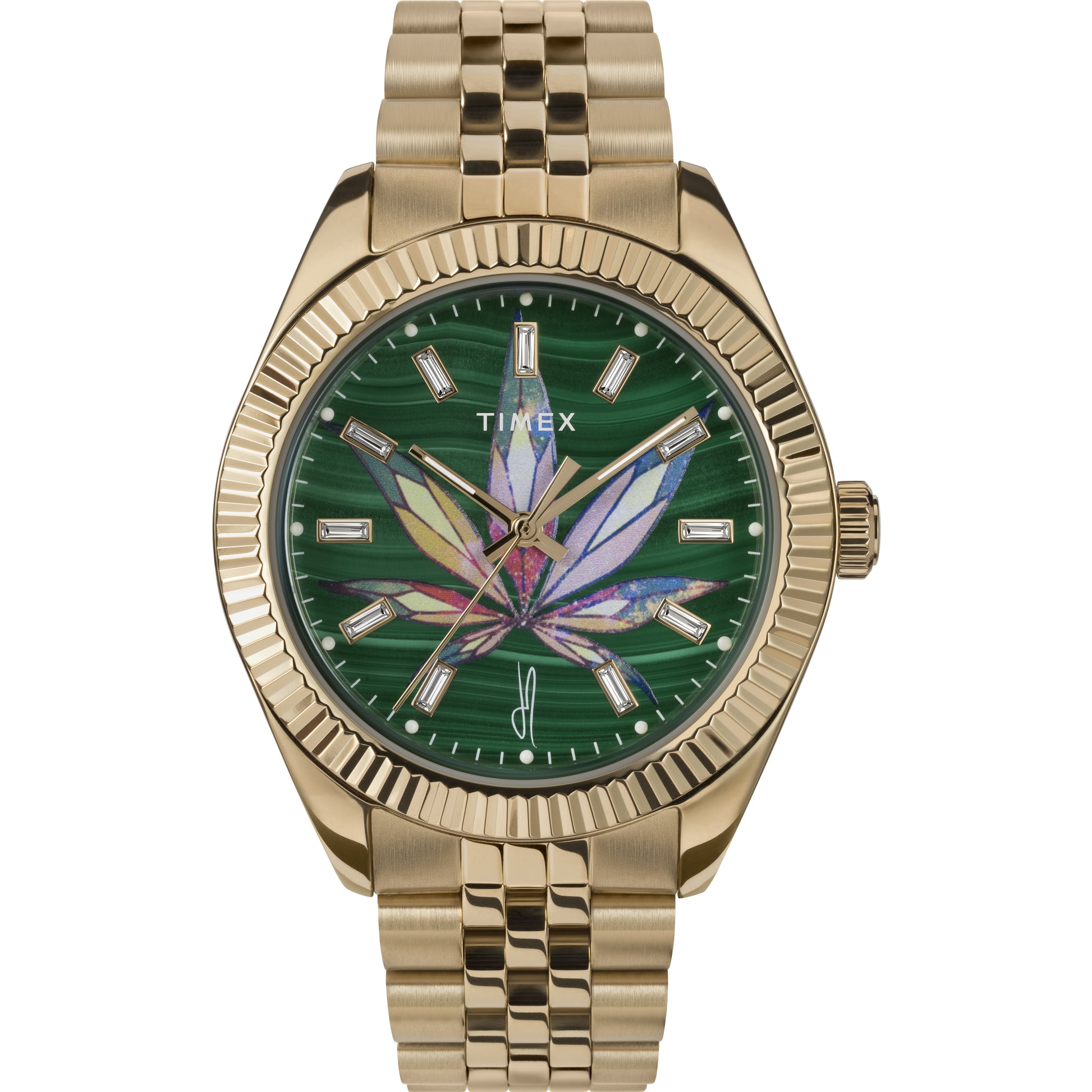 Timex x Jacquie Aiche Legacy High Life Watch Malachite