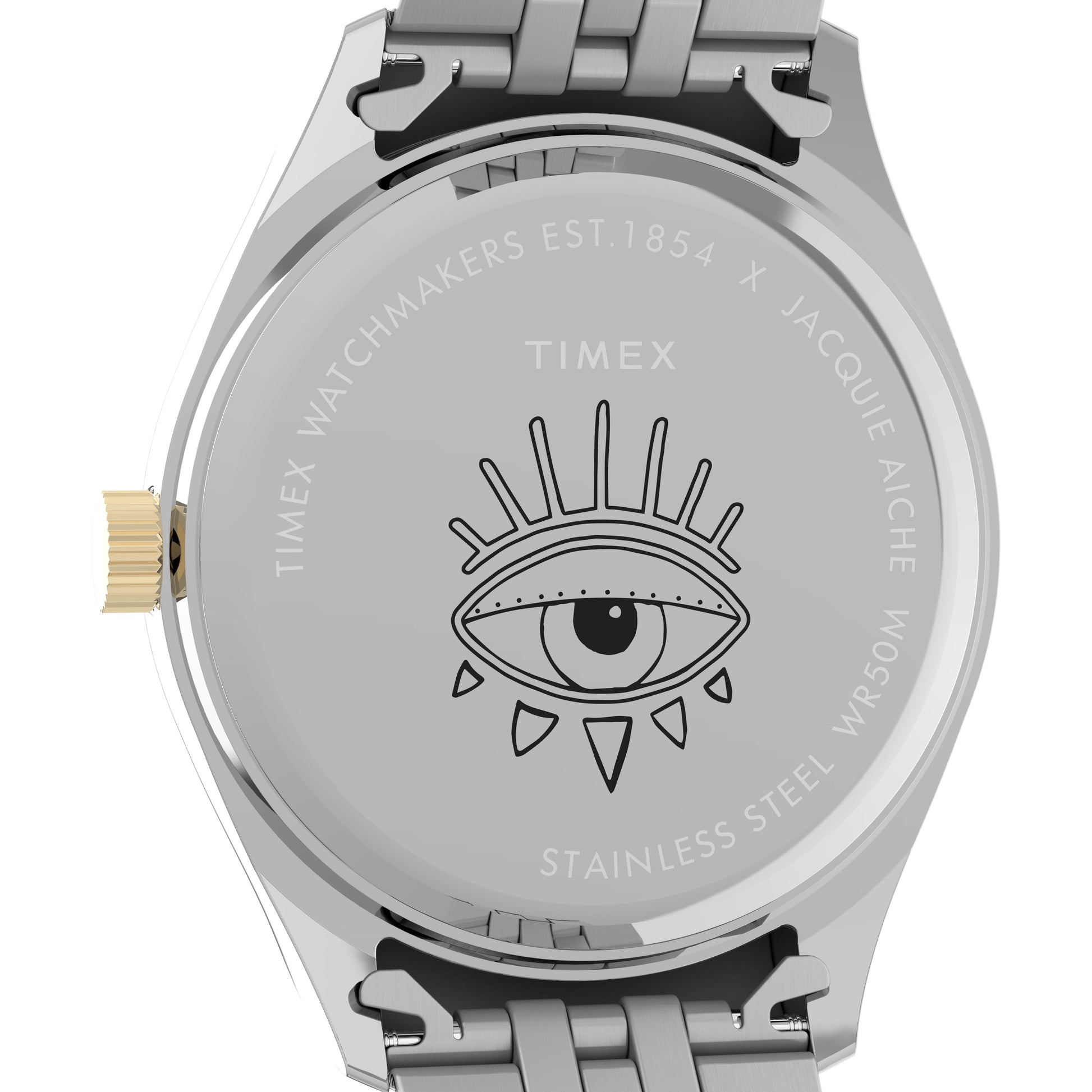 Timex x Jacquie Aiche Legacy Musings Watch Blue Mother of Pearl