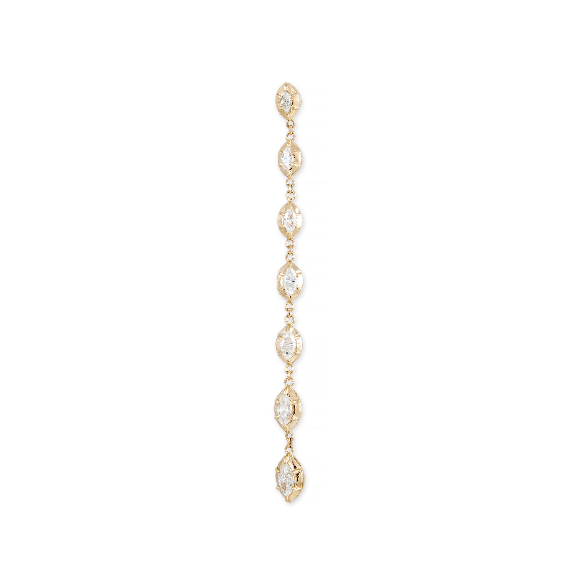 7 MARQUISE SOPHIA DIAMOND DROP STUD