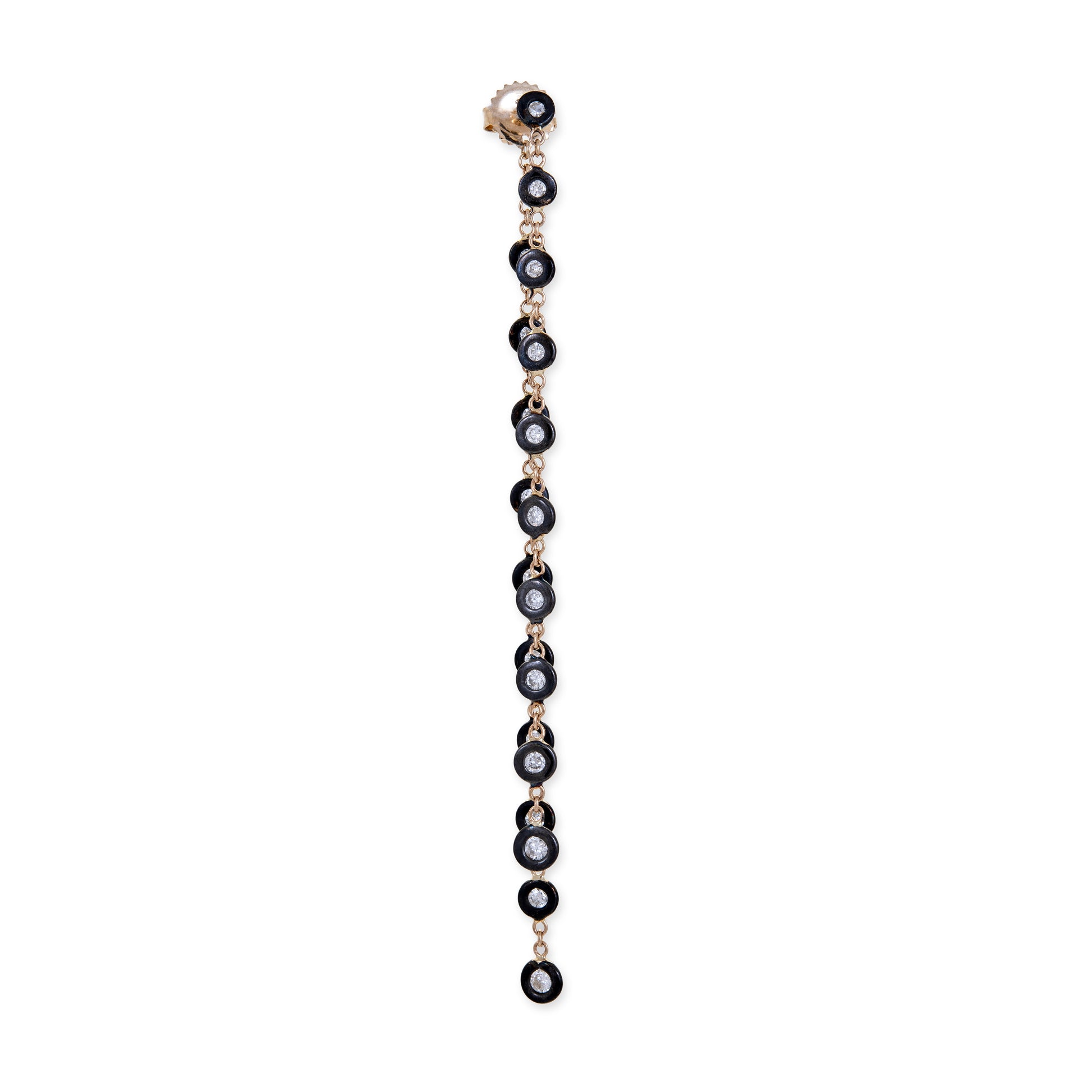 Black Rhodium 10 Diamond Earring Back