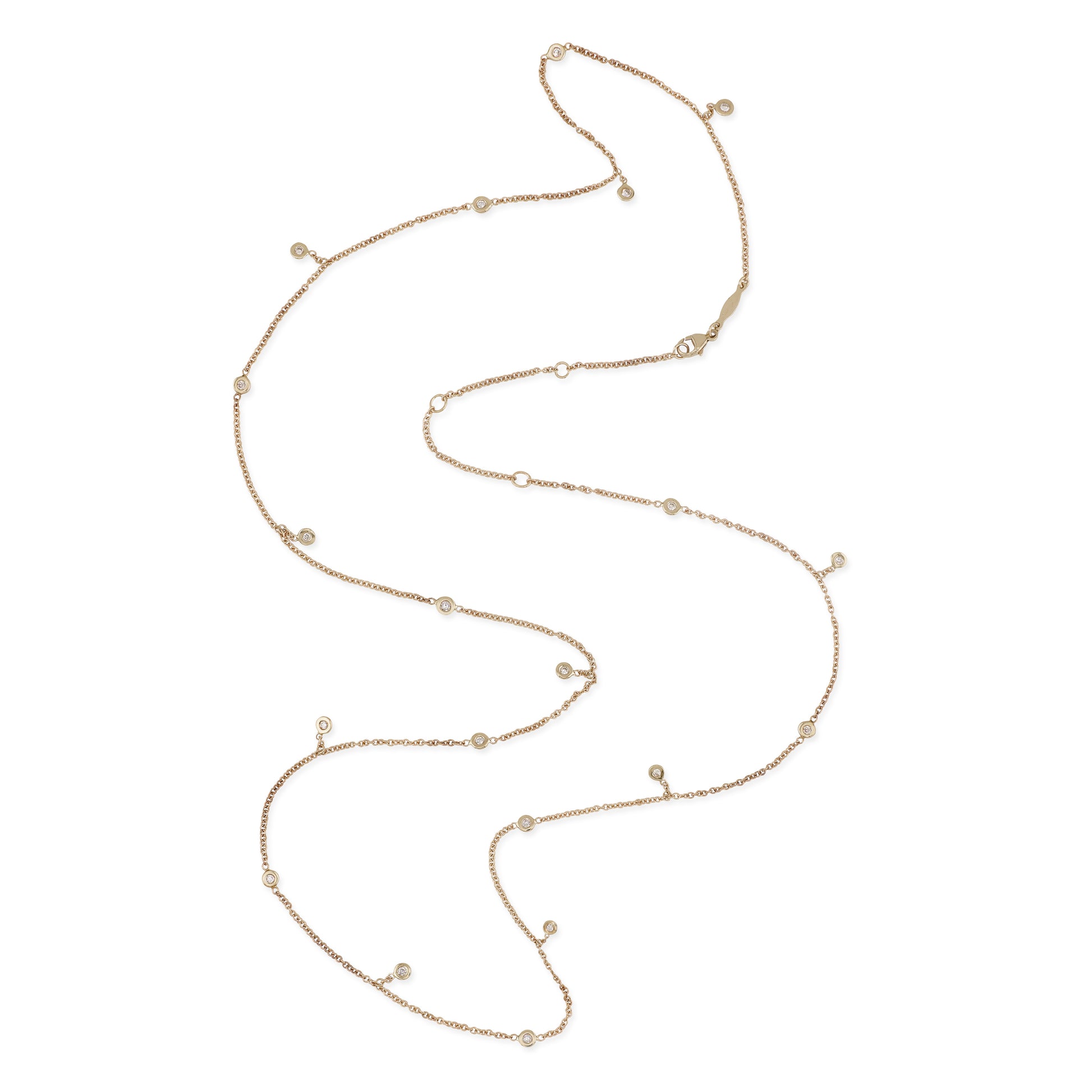Half Shaker Diamond Belly Chain