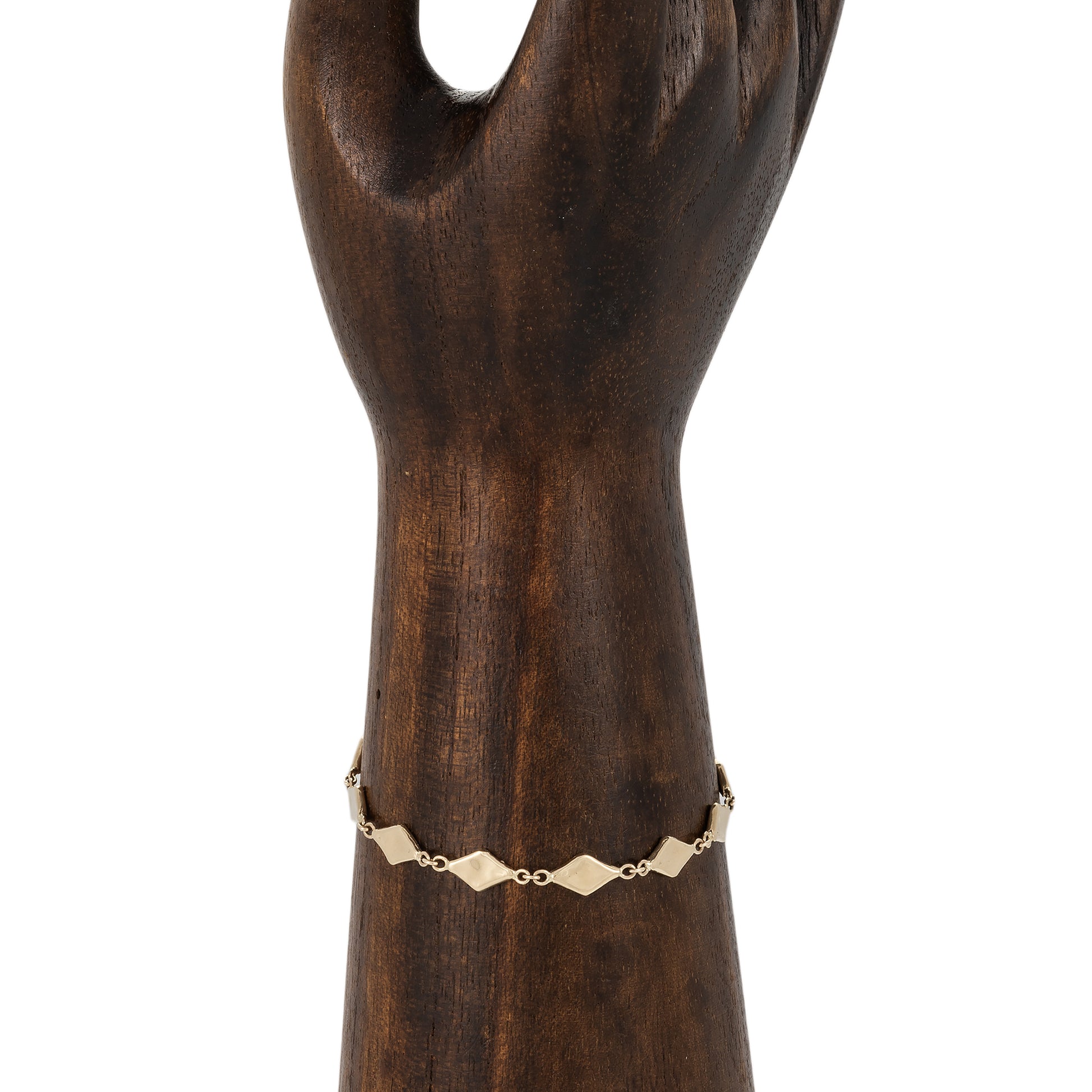 Hammered Kite Shape Bracelet