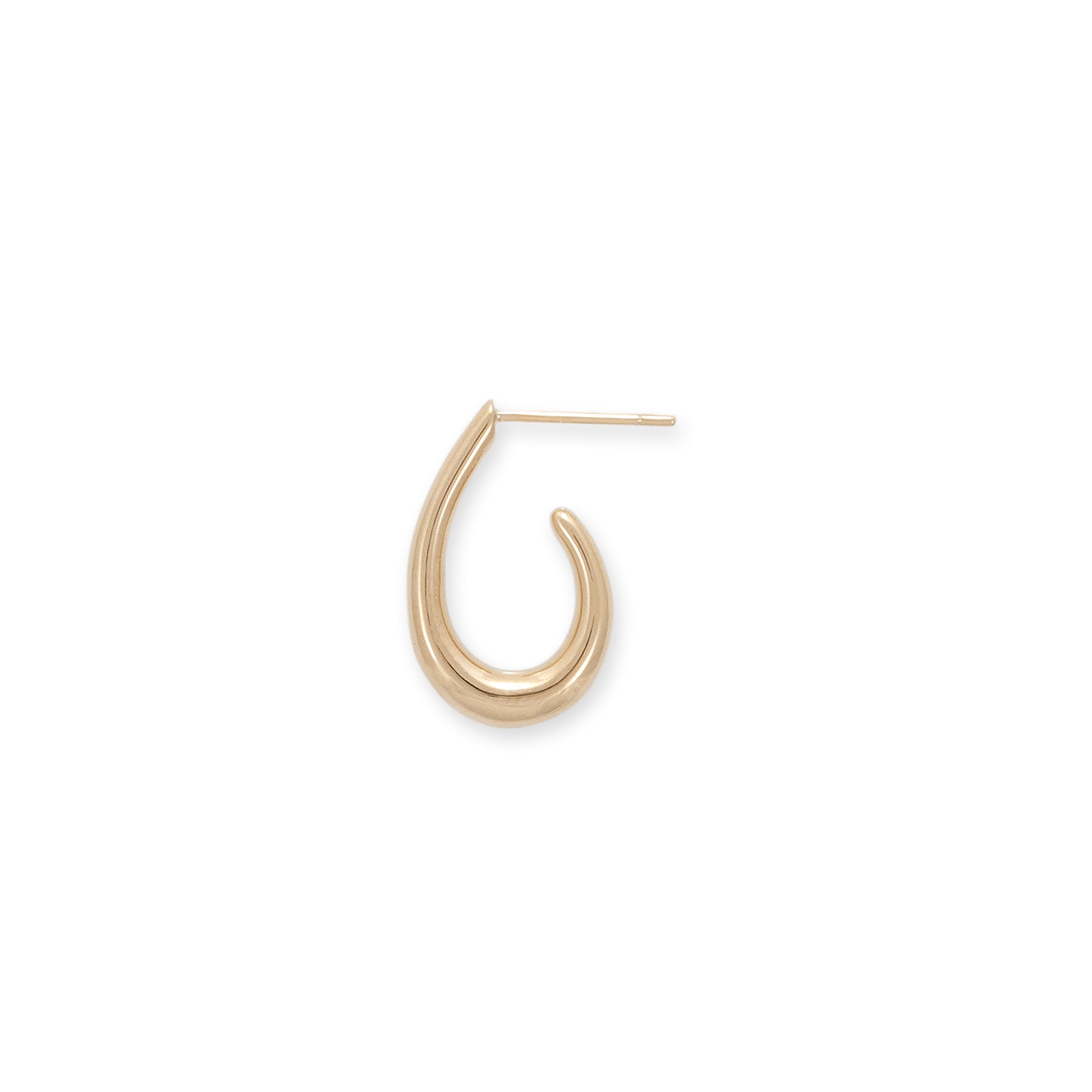 Medium Graduated Oval Open Hoop