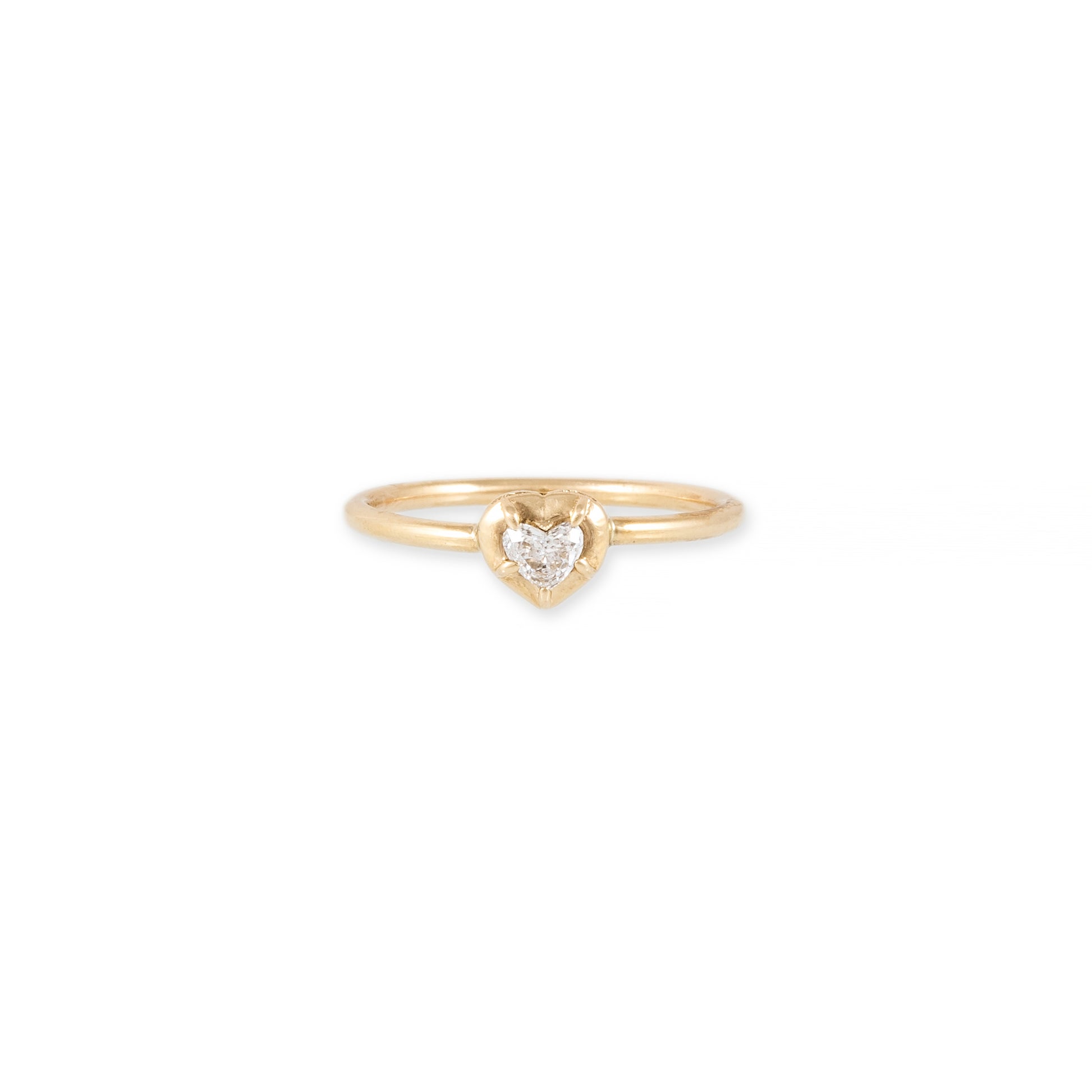 Single Heart Sophia Diamond Ring