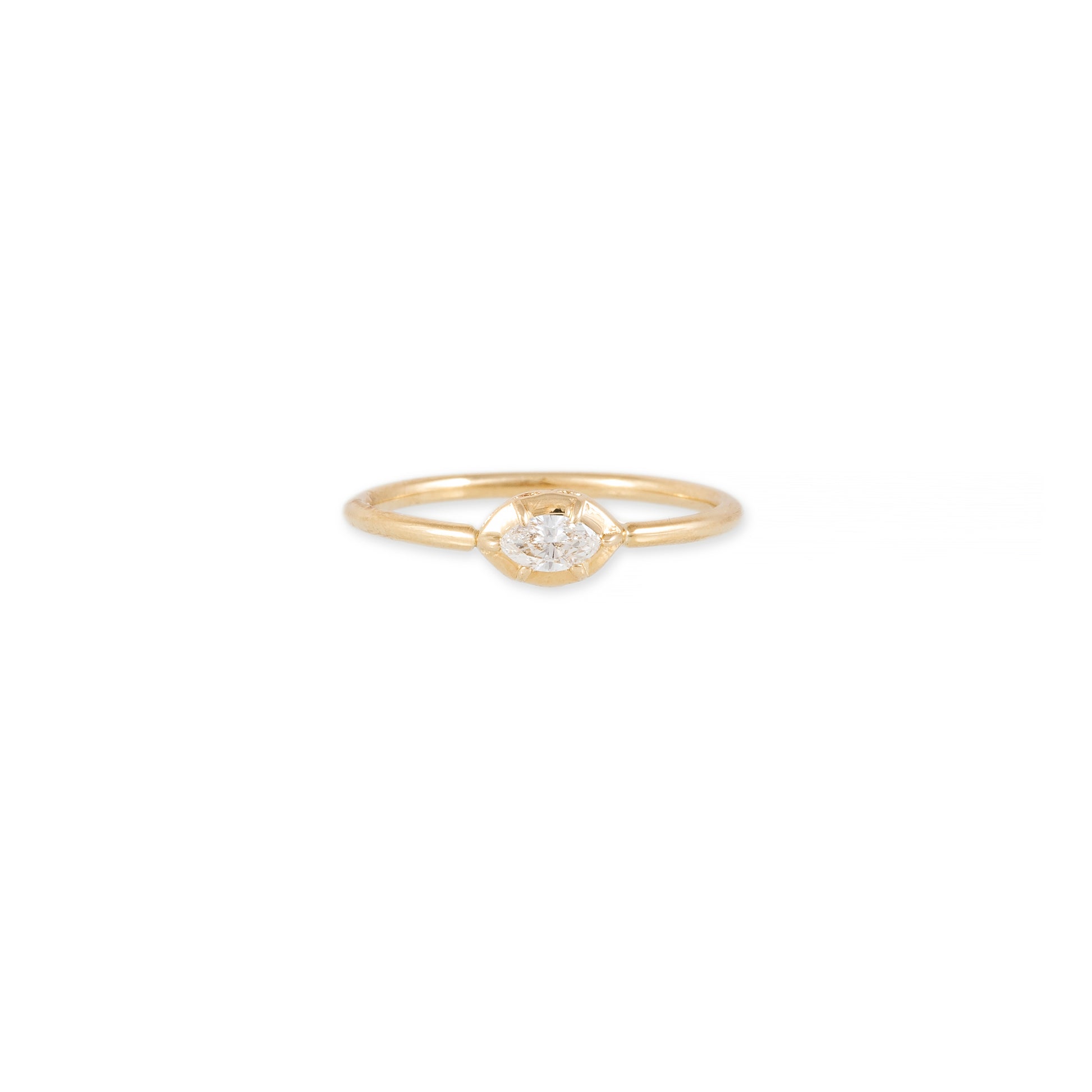 Single Horizontal Marquise Sophia Diamond Ring