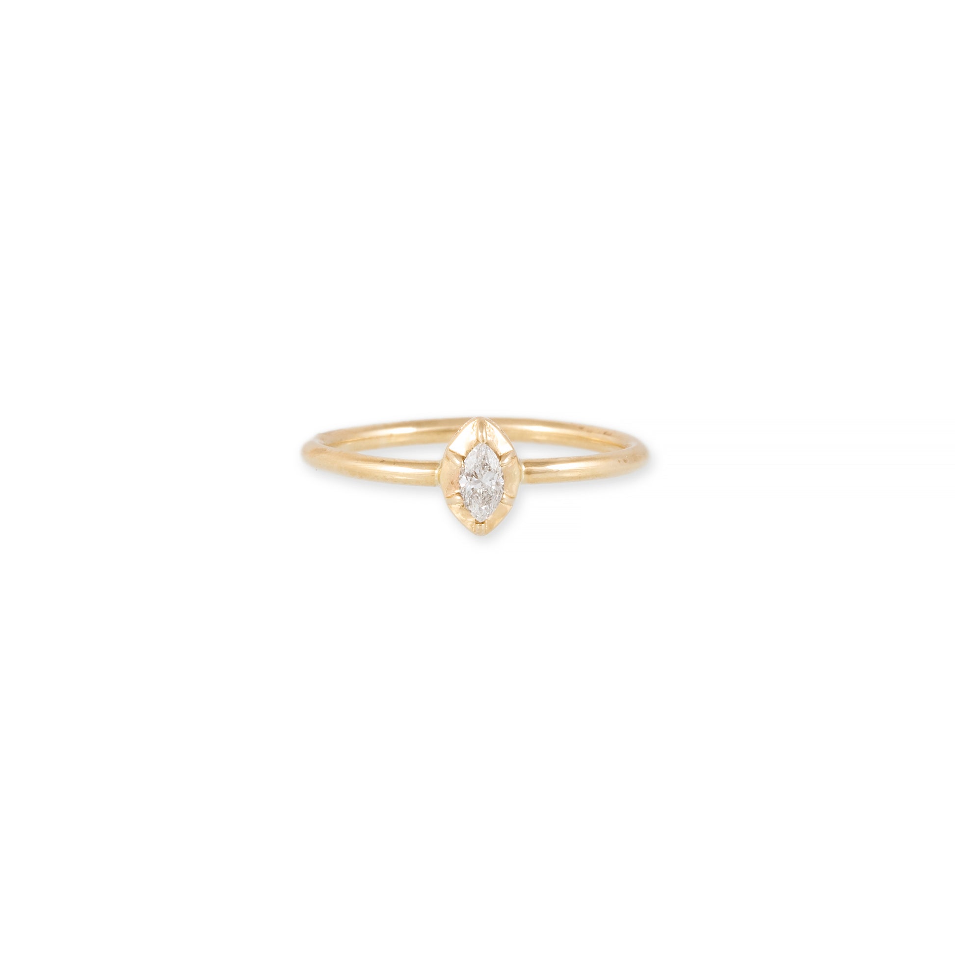 Single Vertical Marquise Sophia Diamond Ring