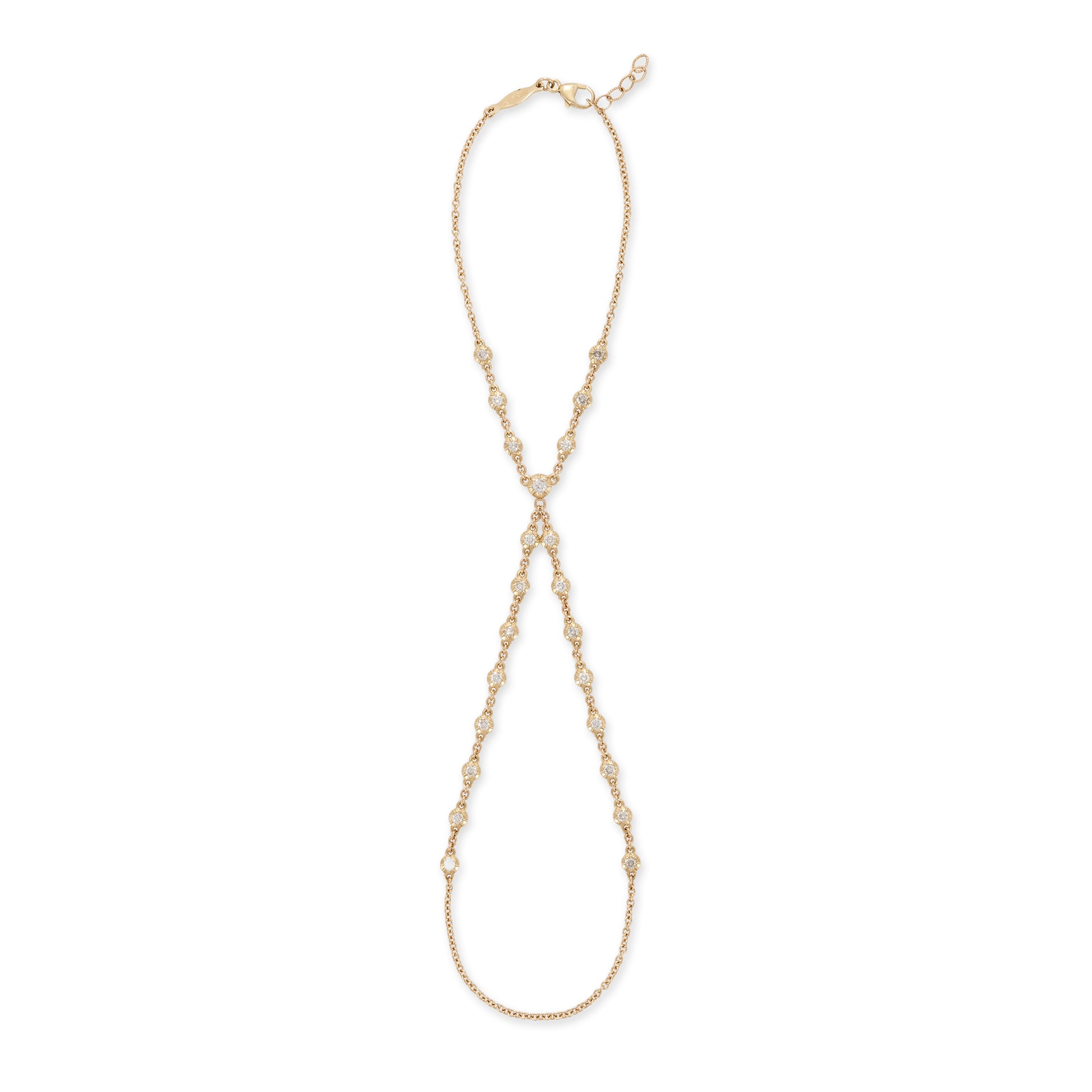 23 Sophia Diamond Double Stem Finger Bracelet