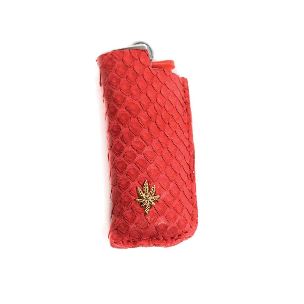 RED SNAKE SKIN SWEETLEAF LIGHTER