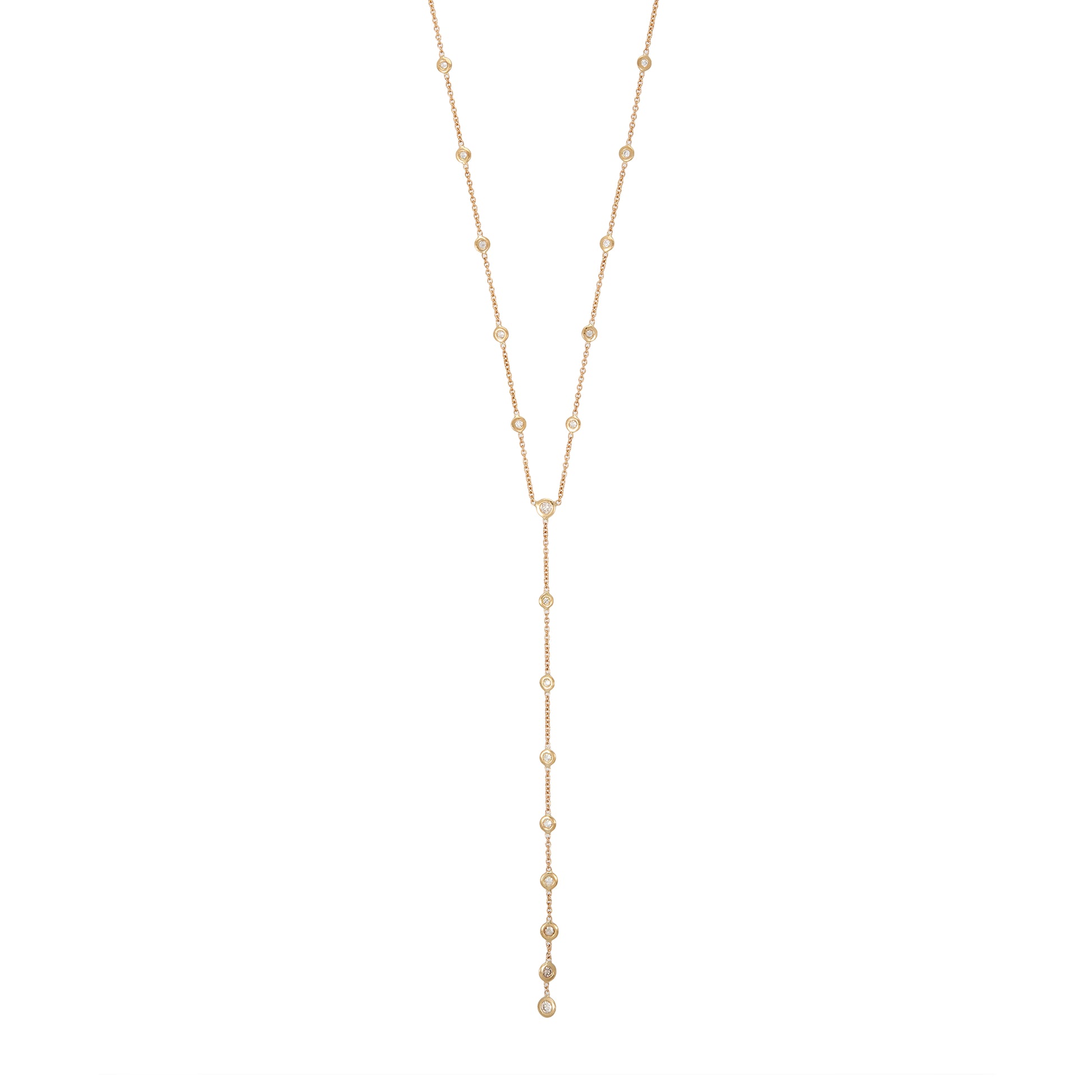 19 Diamond Y Necklace