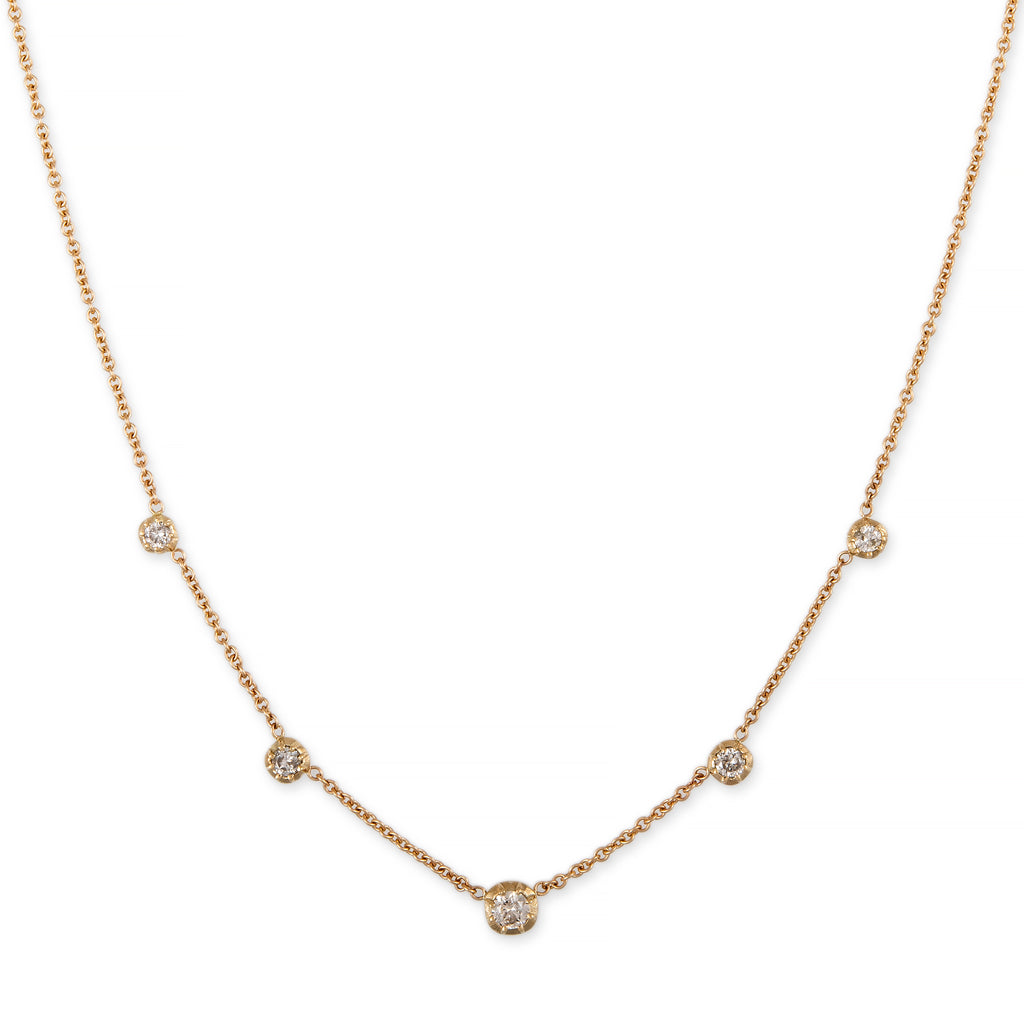 5 Graduated Sophia Diamond Necklace
