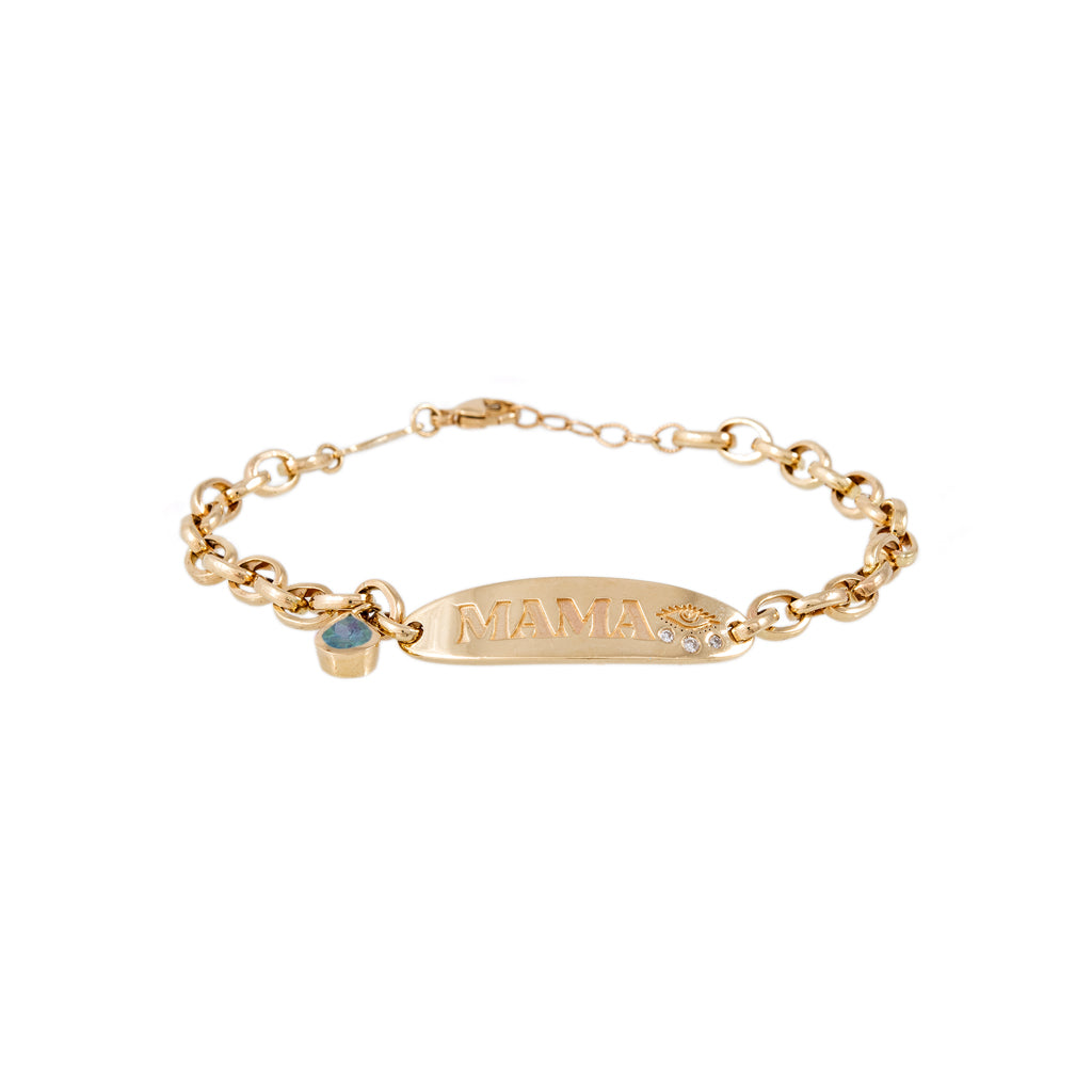“MAMA” Birthstone ID Bracelet