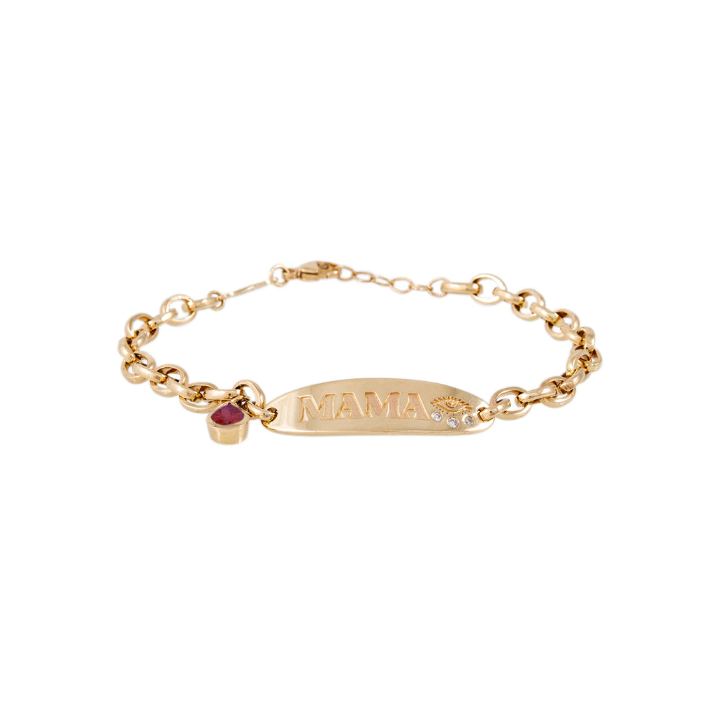 “MAMA” Birthstone ID Bracelet