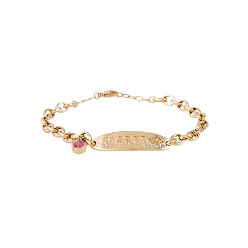 “MAMA” Birthstone ID Bracelet