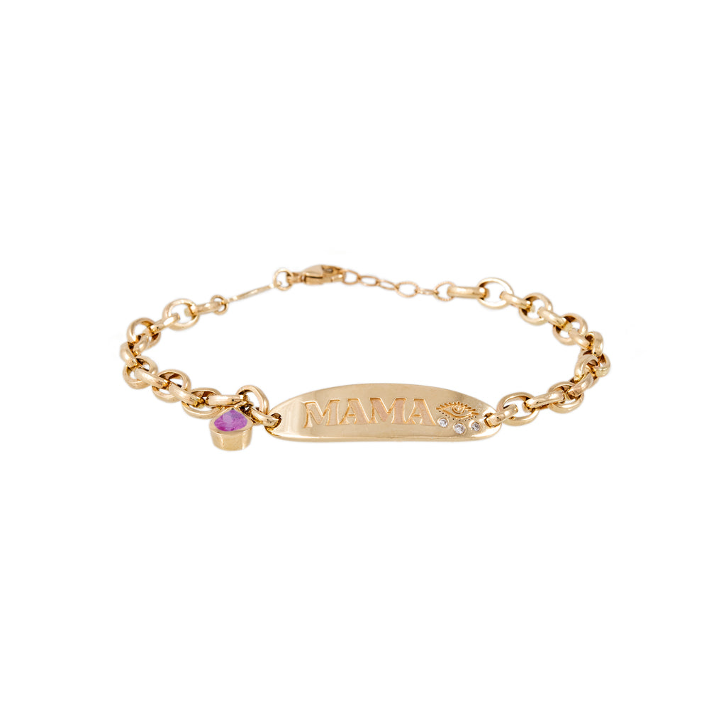 “MAMA” Birthstone ID Bracelet