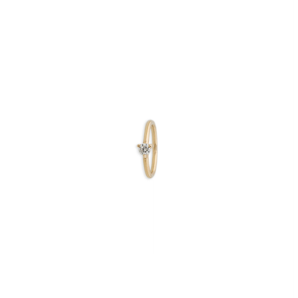 1 Diamond Mini Hoop
