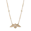 Teardrop Diamond Satin Thunderbird Necklace