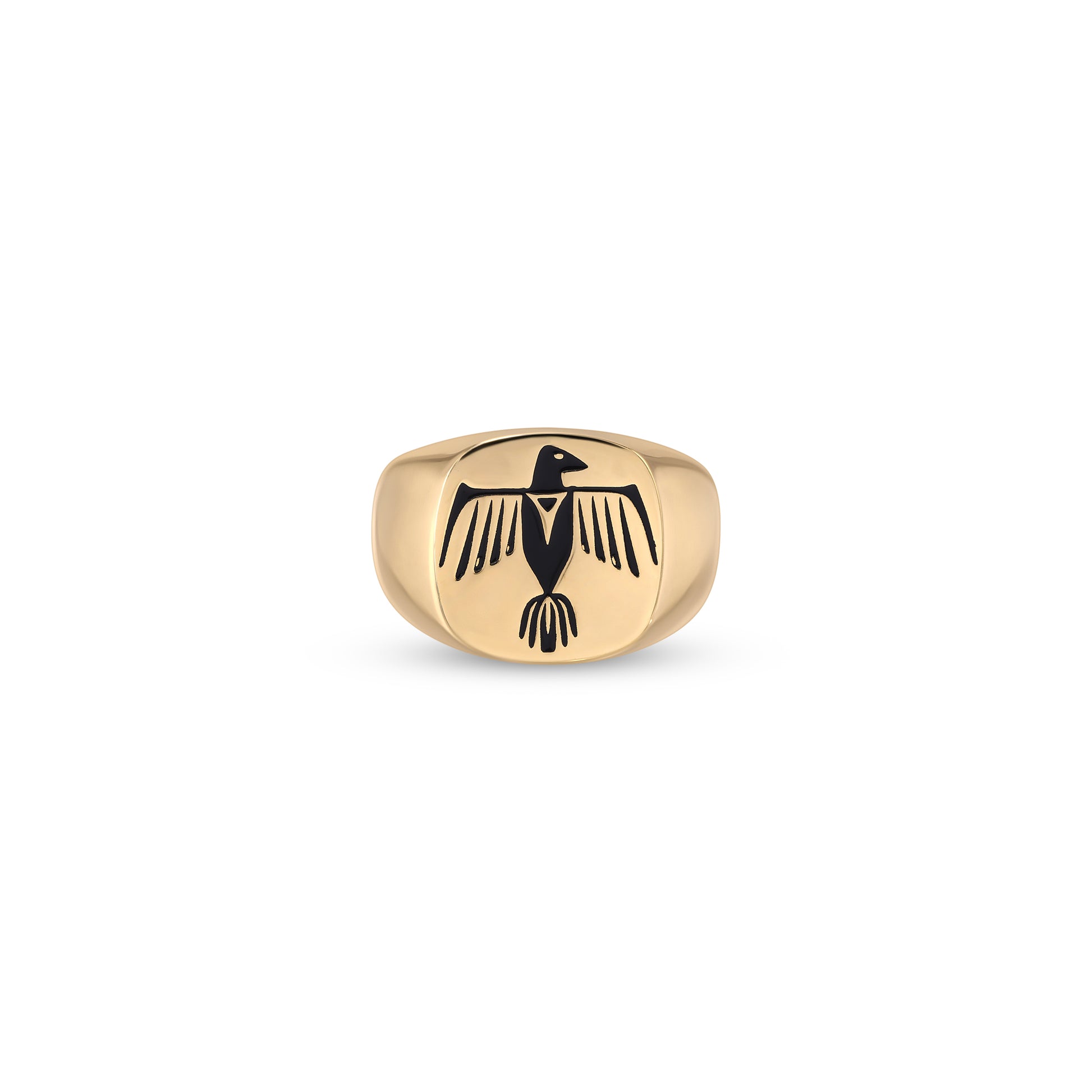 Thunderbird Crest Signet Ring