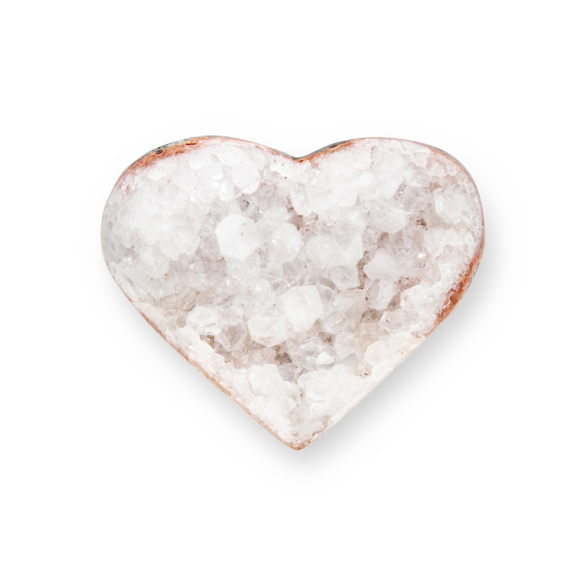 Amethyst Cluster Heart