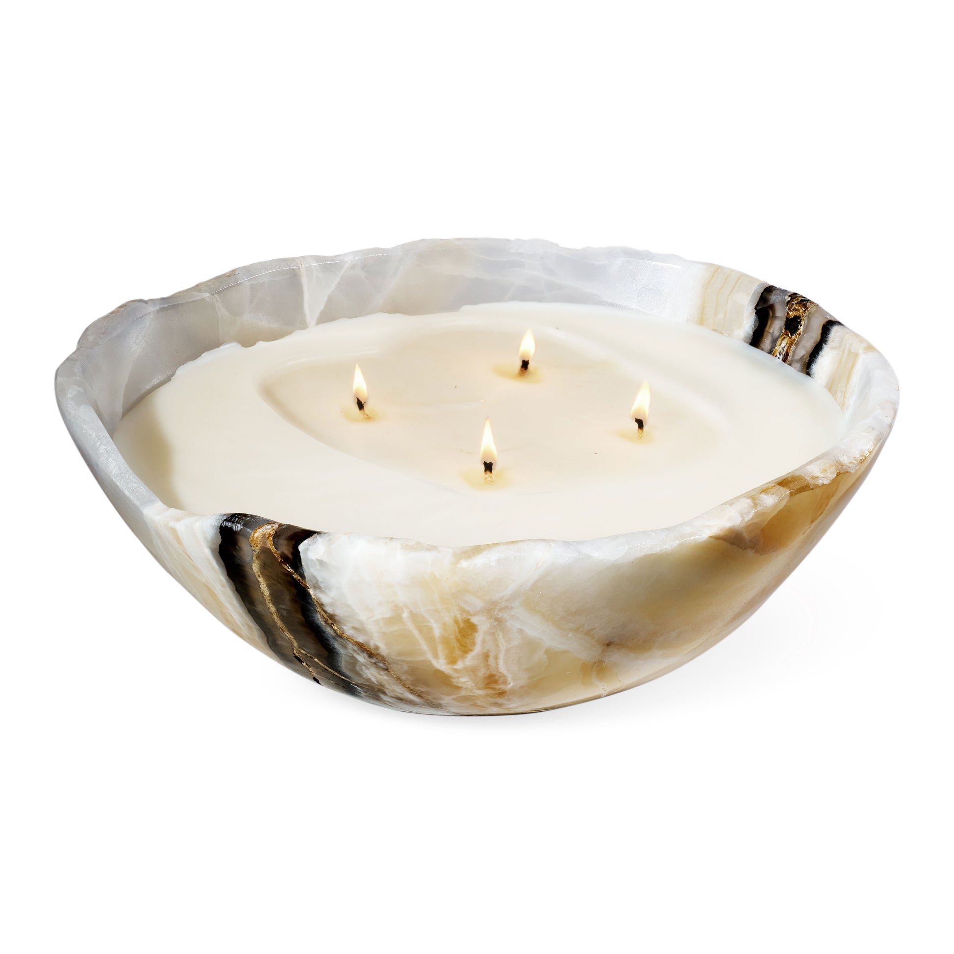 Candle in Onyx Bowl
