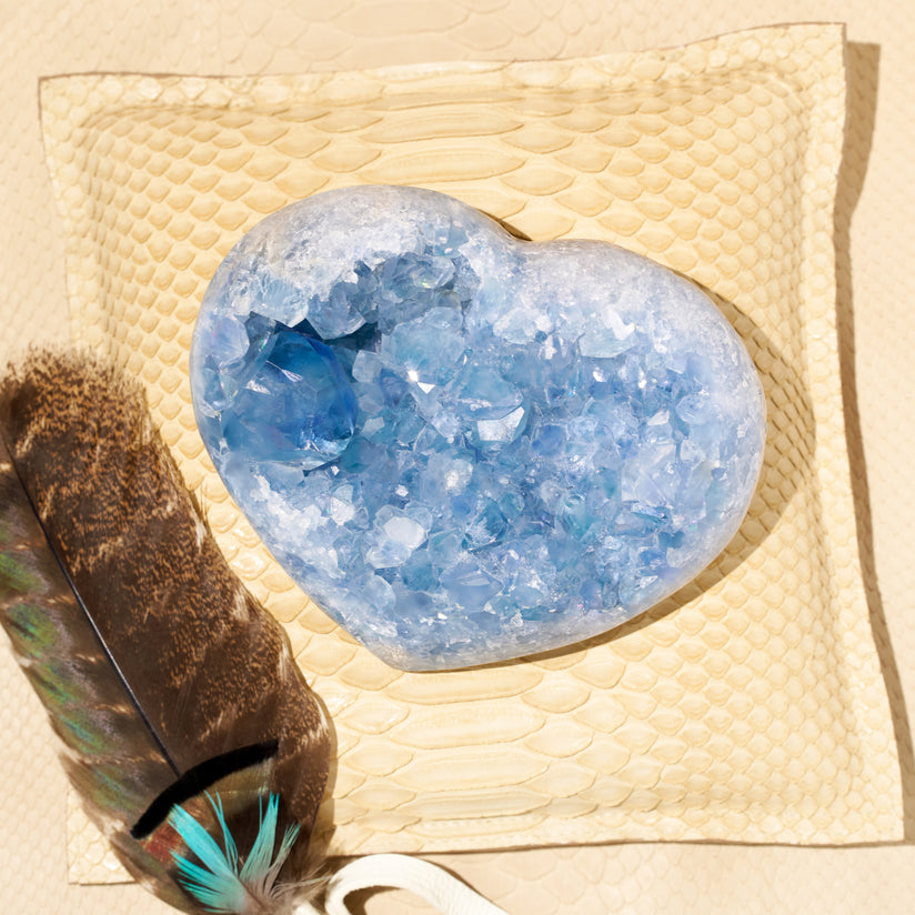 CELESTITE HEART