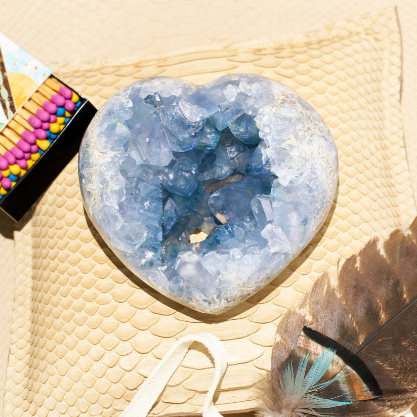 CELESTITE HEART