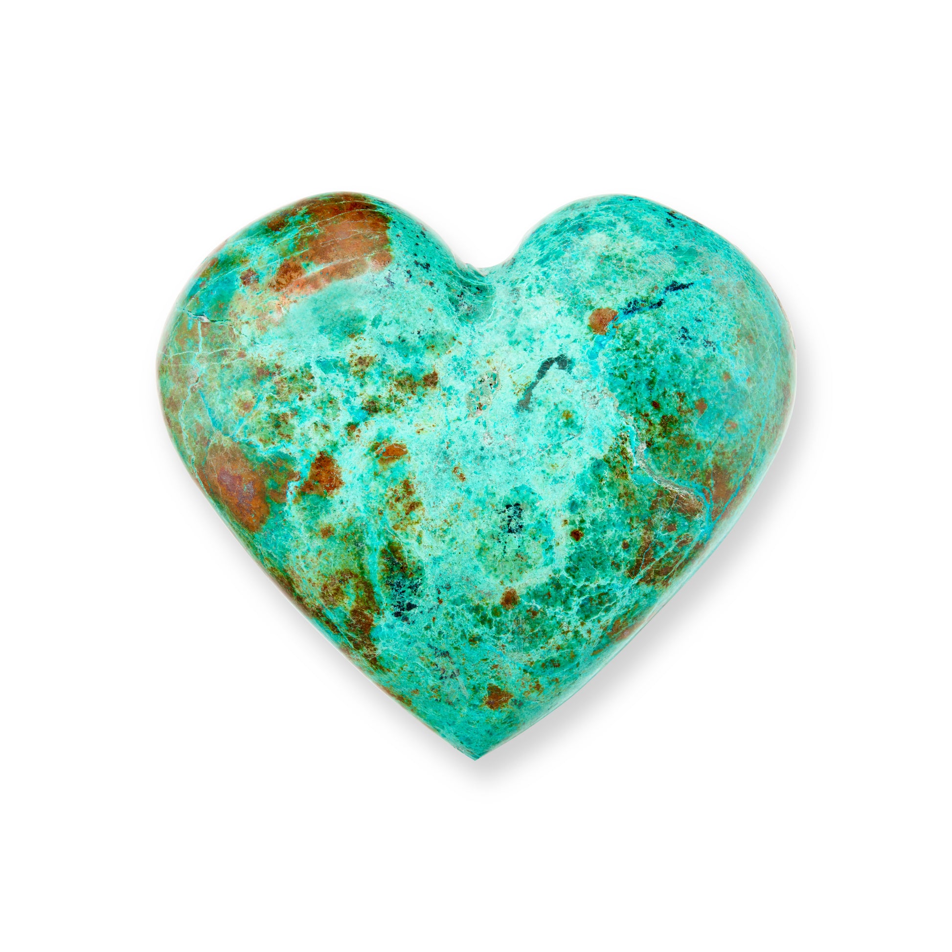 Chrysocolla Heart