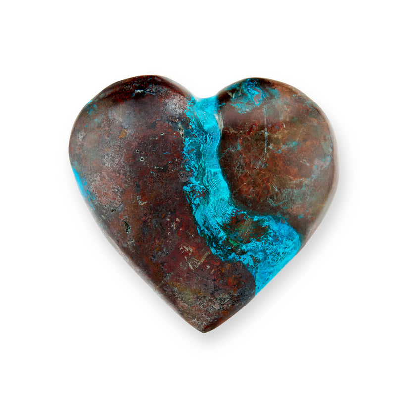 CHRYSOCOLLA HEART