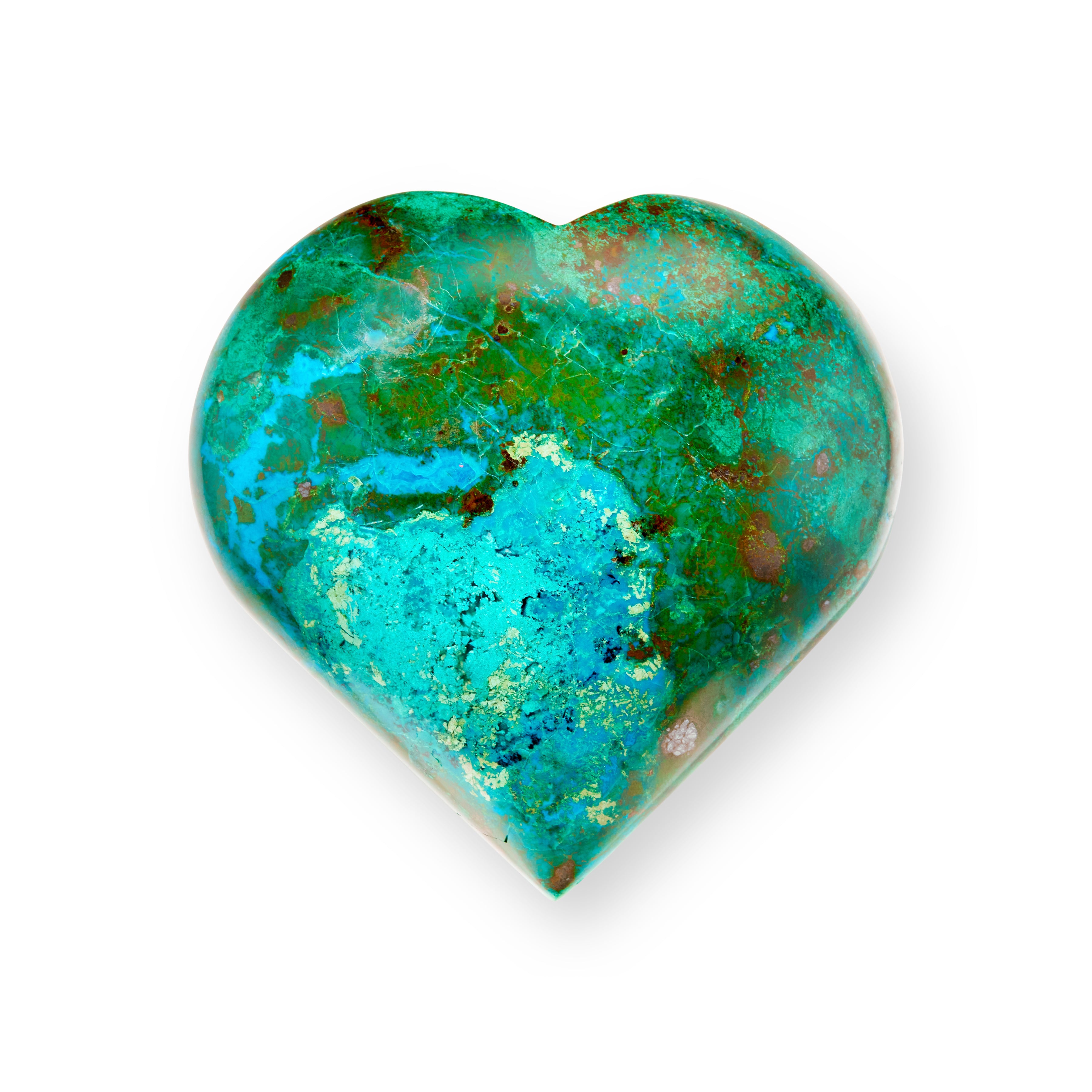 CHRYSOCOLLA HEART