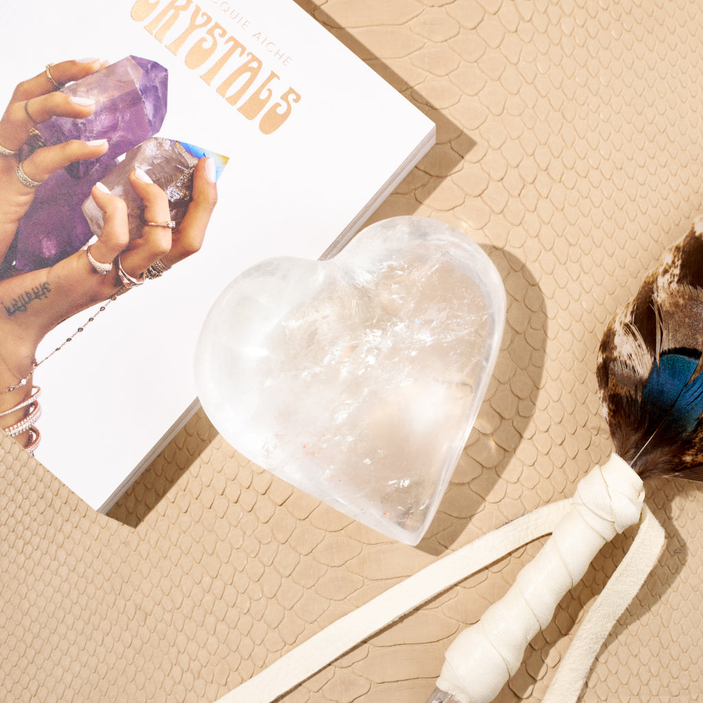 Clear Quartz Heart
