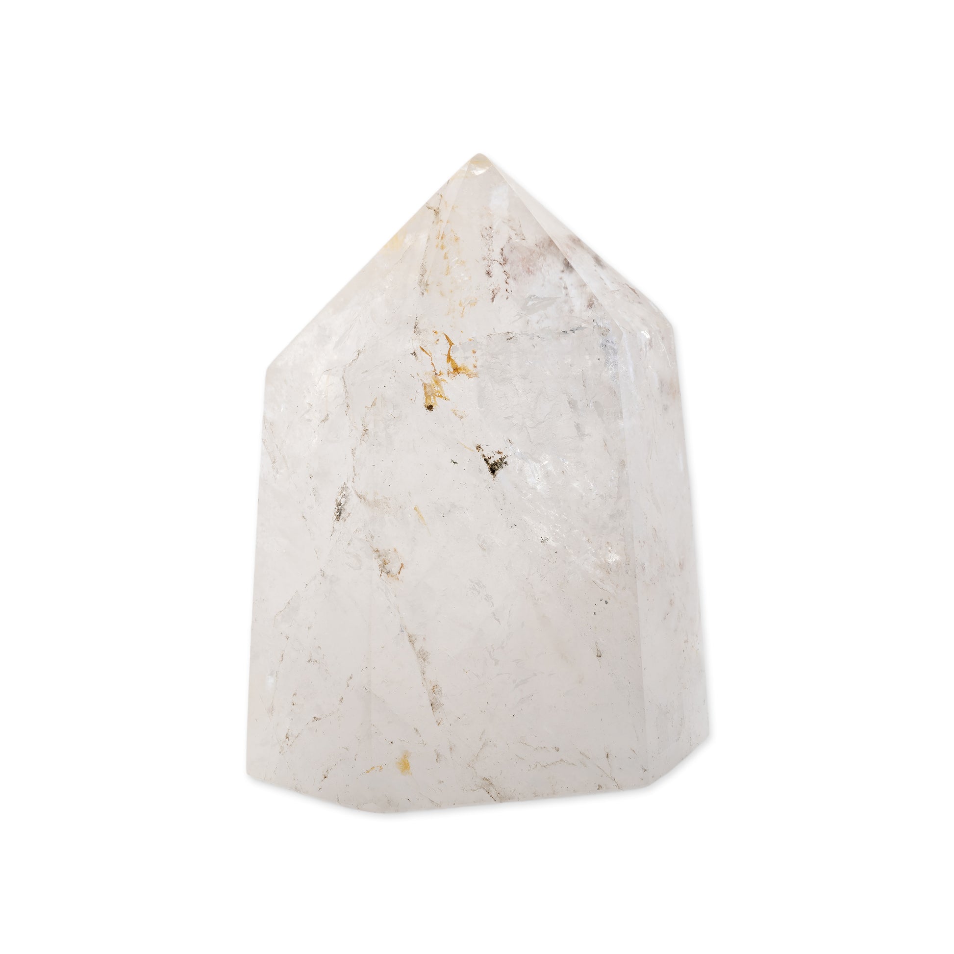 Clear Quartz Polished Tower