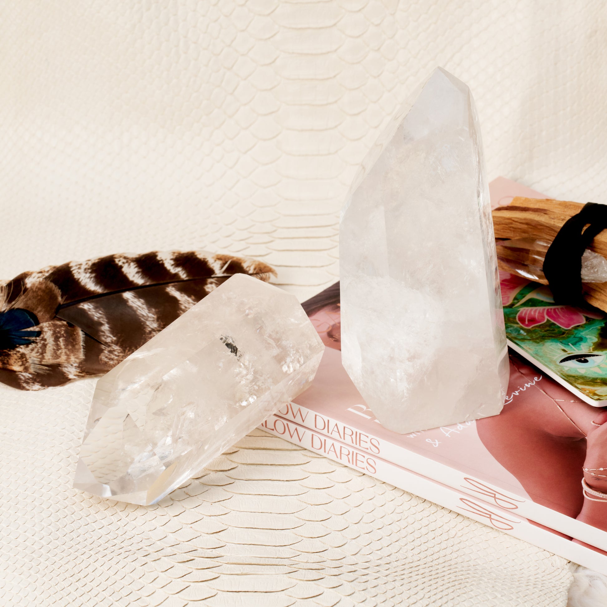 Clear Quartz Tower