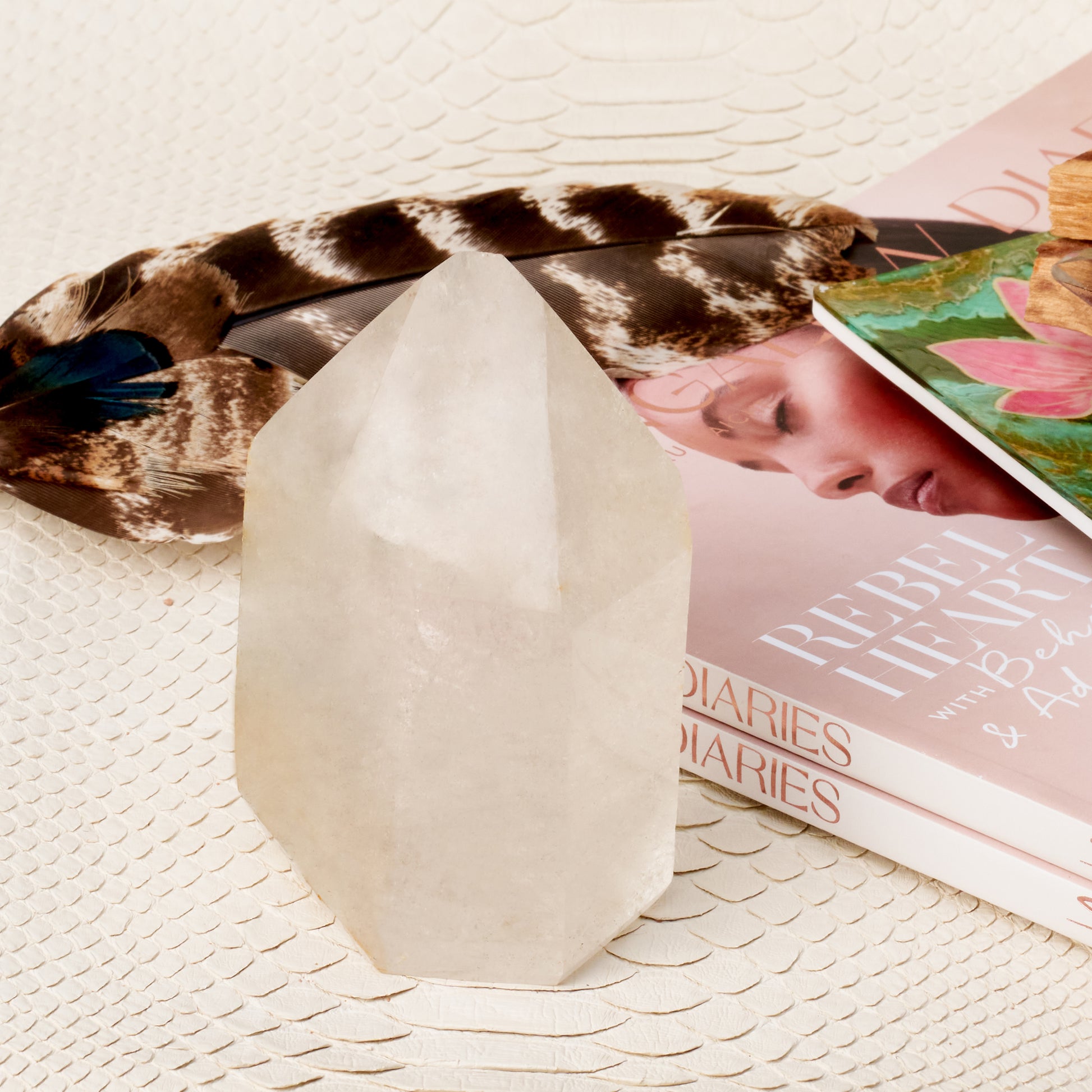 Clear Quartz Tower
