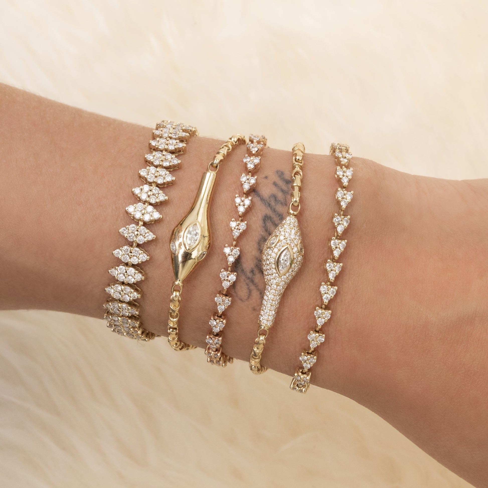 Double Liz Diamond Bracelet
