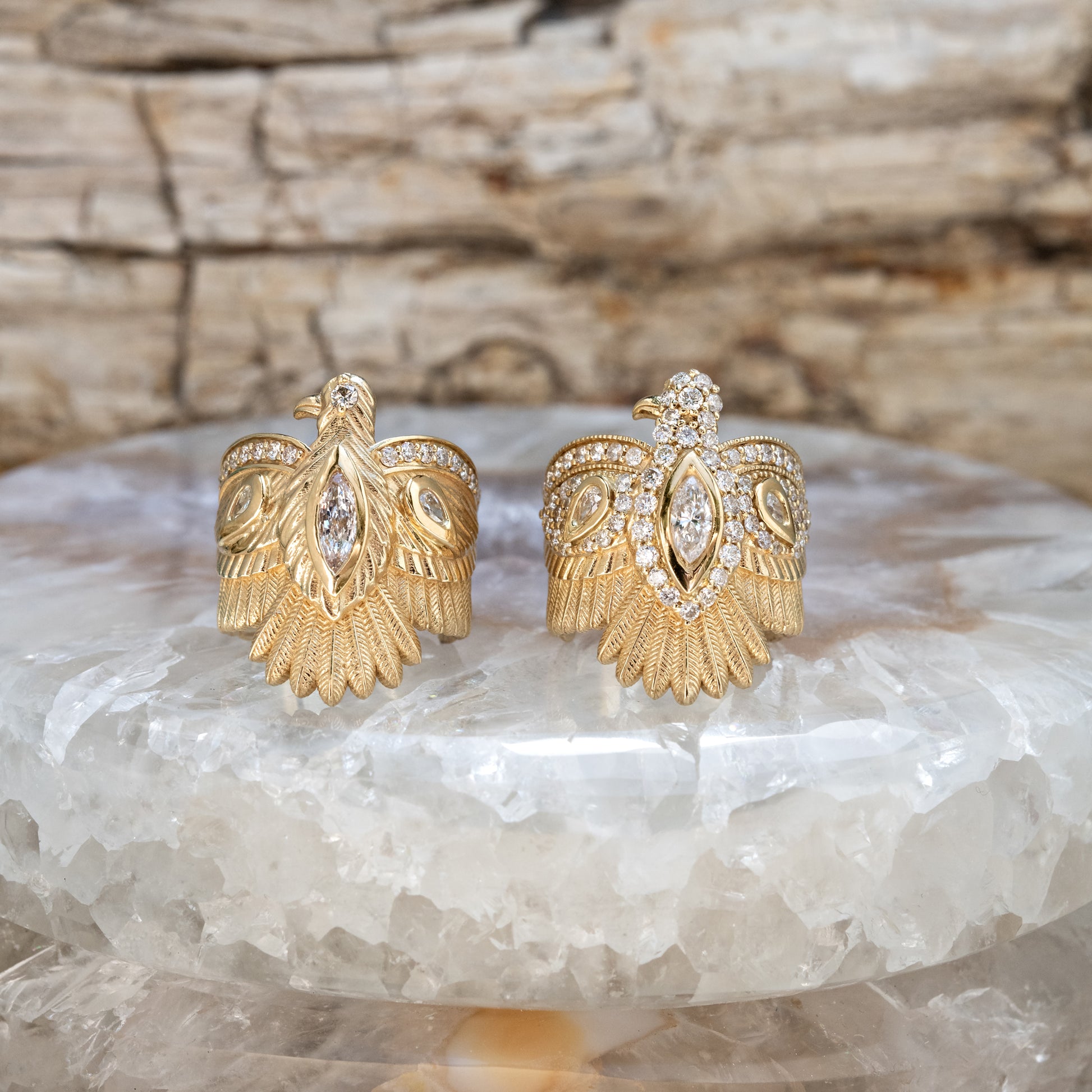 Diamond Thunderbird Ring