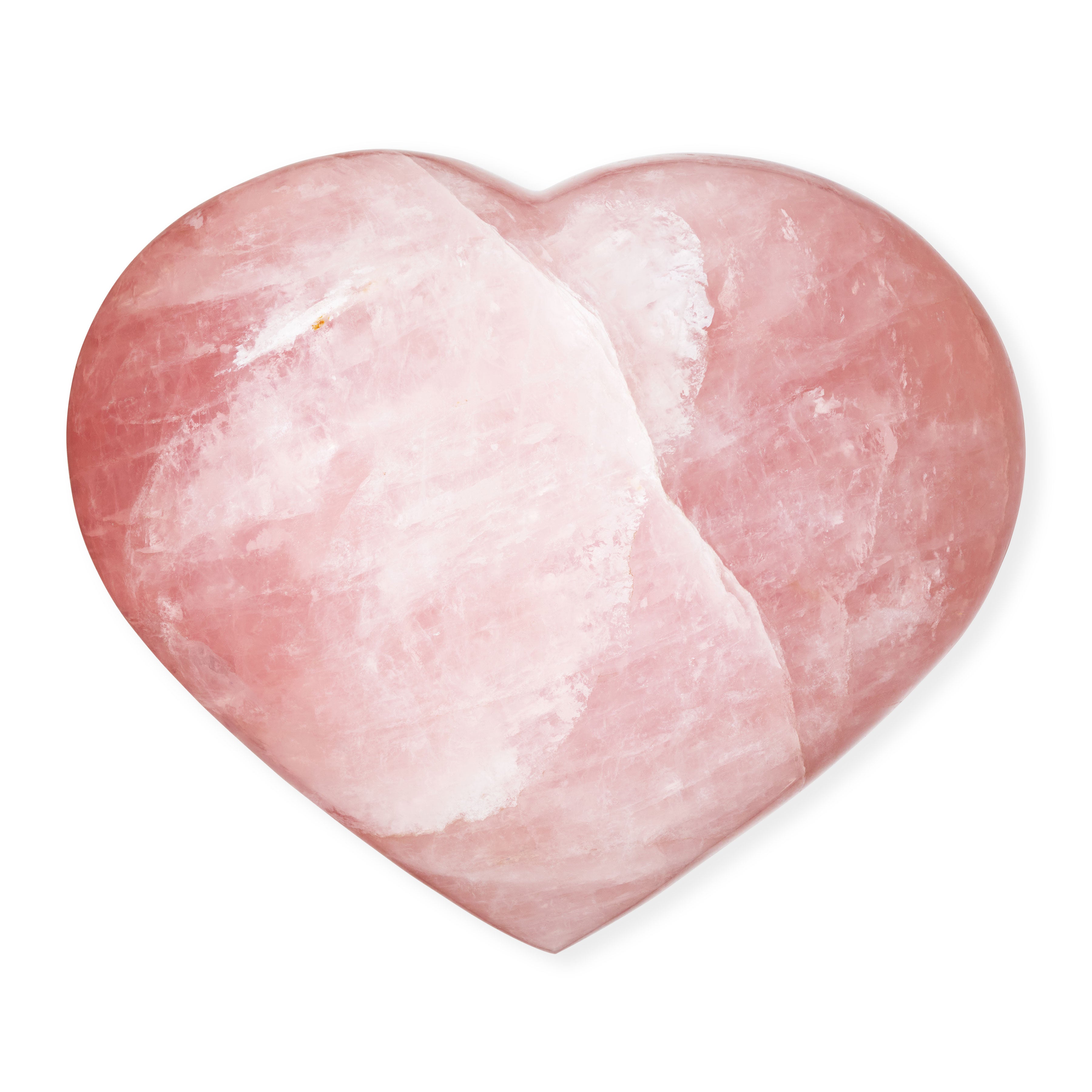 Giant Rose Quartz Heart Crystal