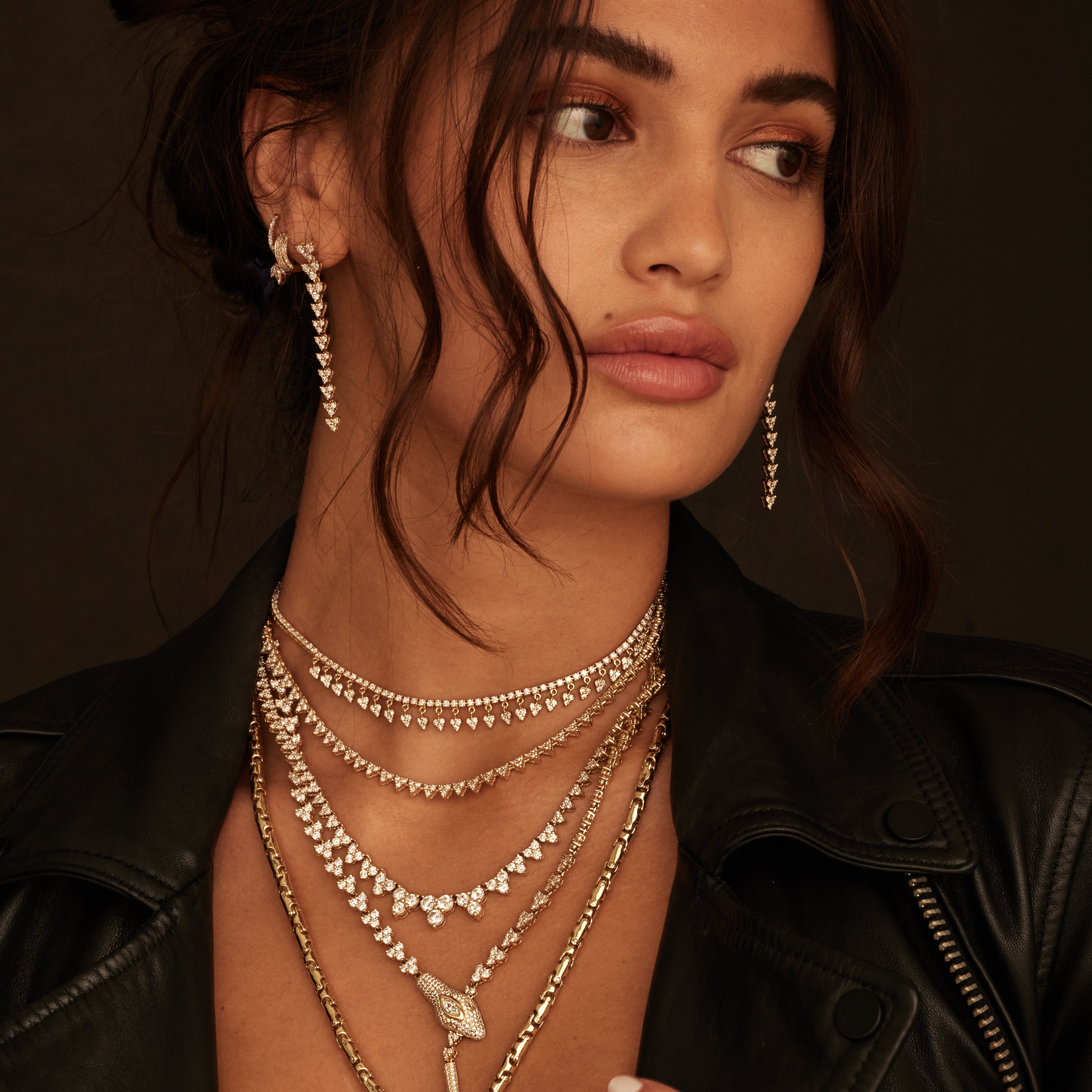 11 Liz Diamond Drop Earrings