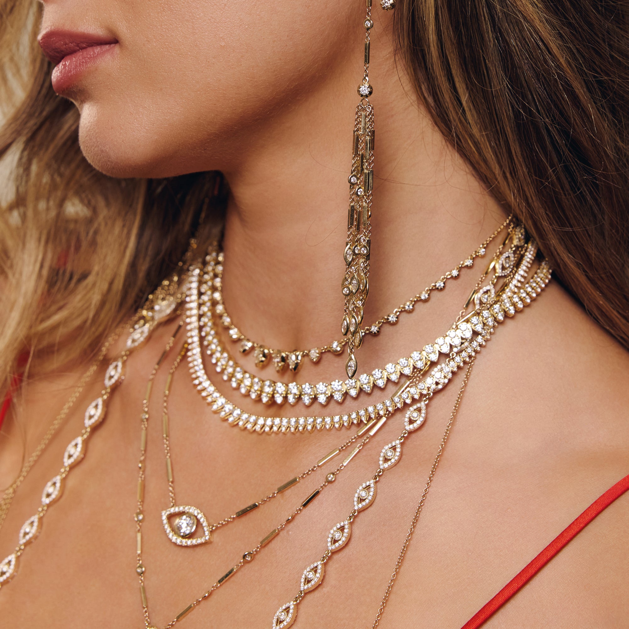 Small Diamond Claudia Necklace