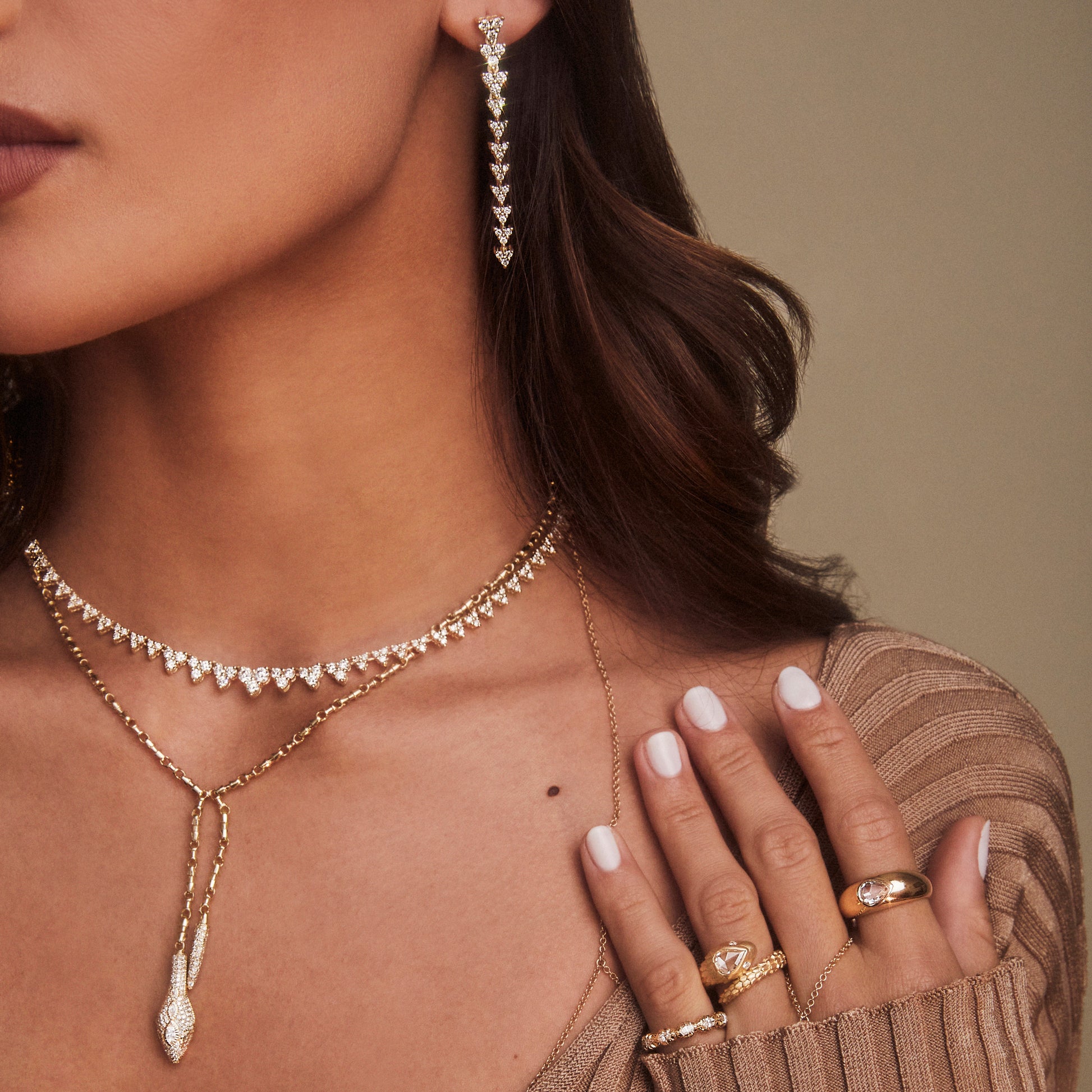 LIZ DROP EARRINGS