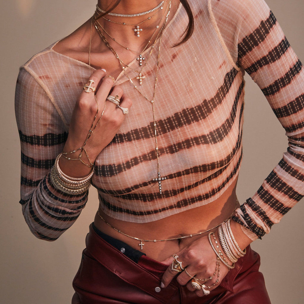 6 Sophia Diamond Cross Necklace