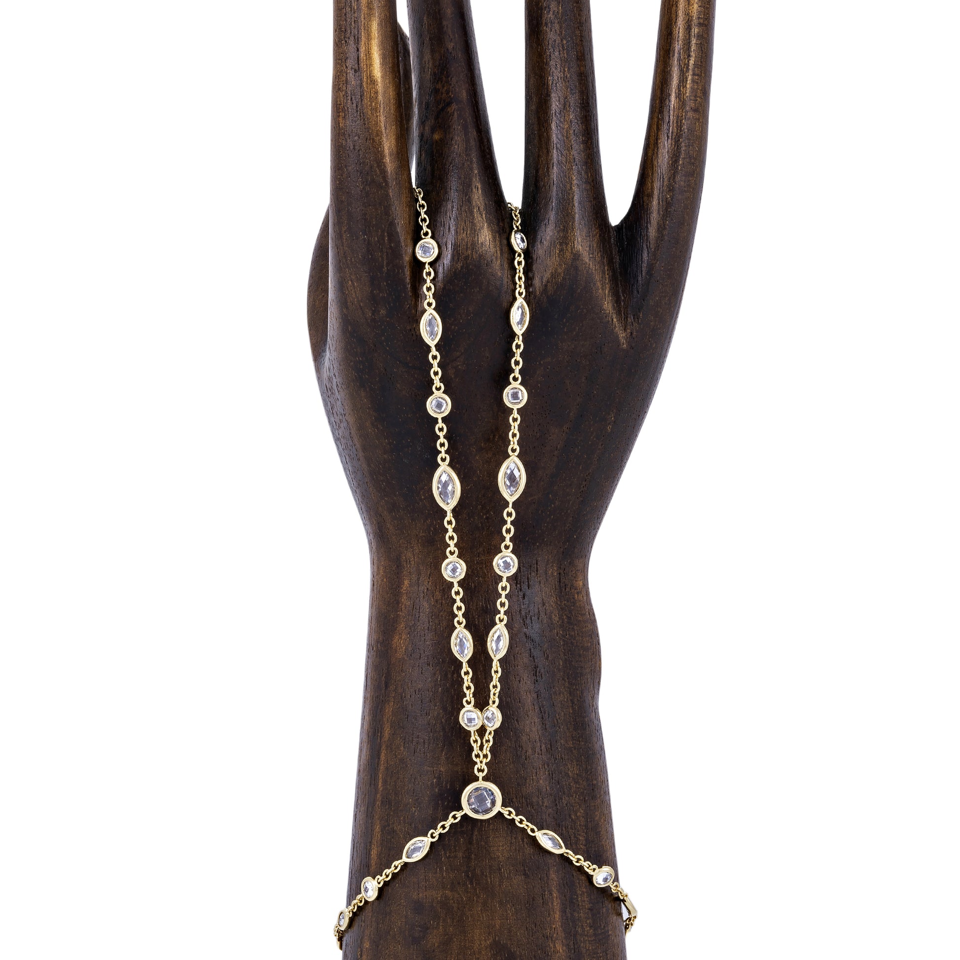 JA x Tropic of C Gemini Finger Bracelet