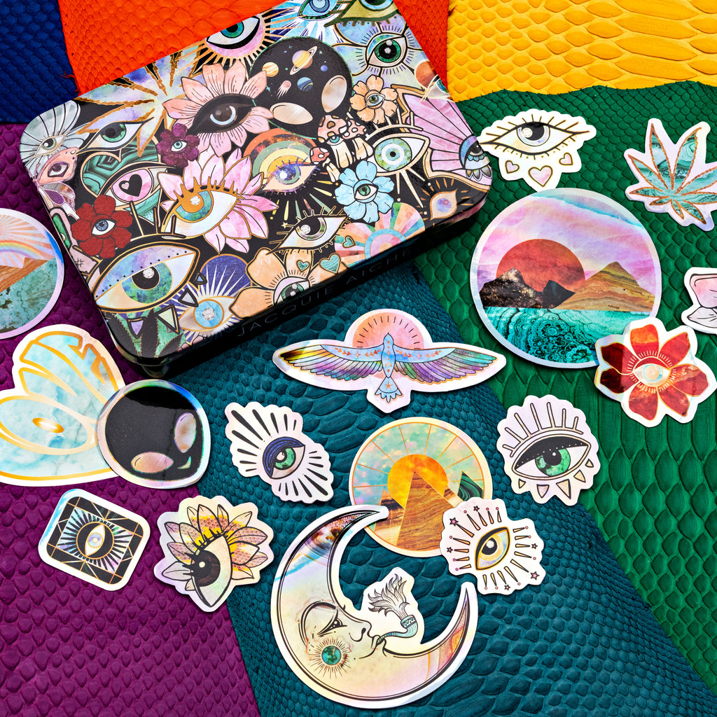 JA Motifs Sticker Tin Set