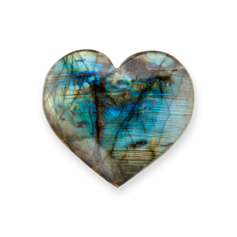 LABRADORITE HEART