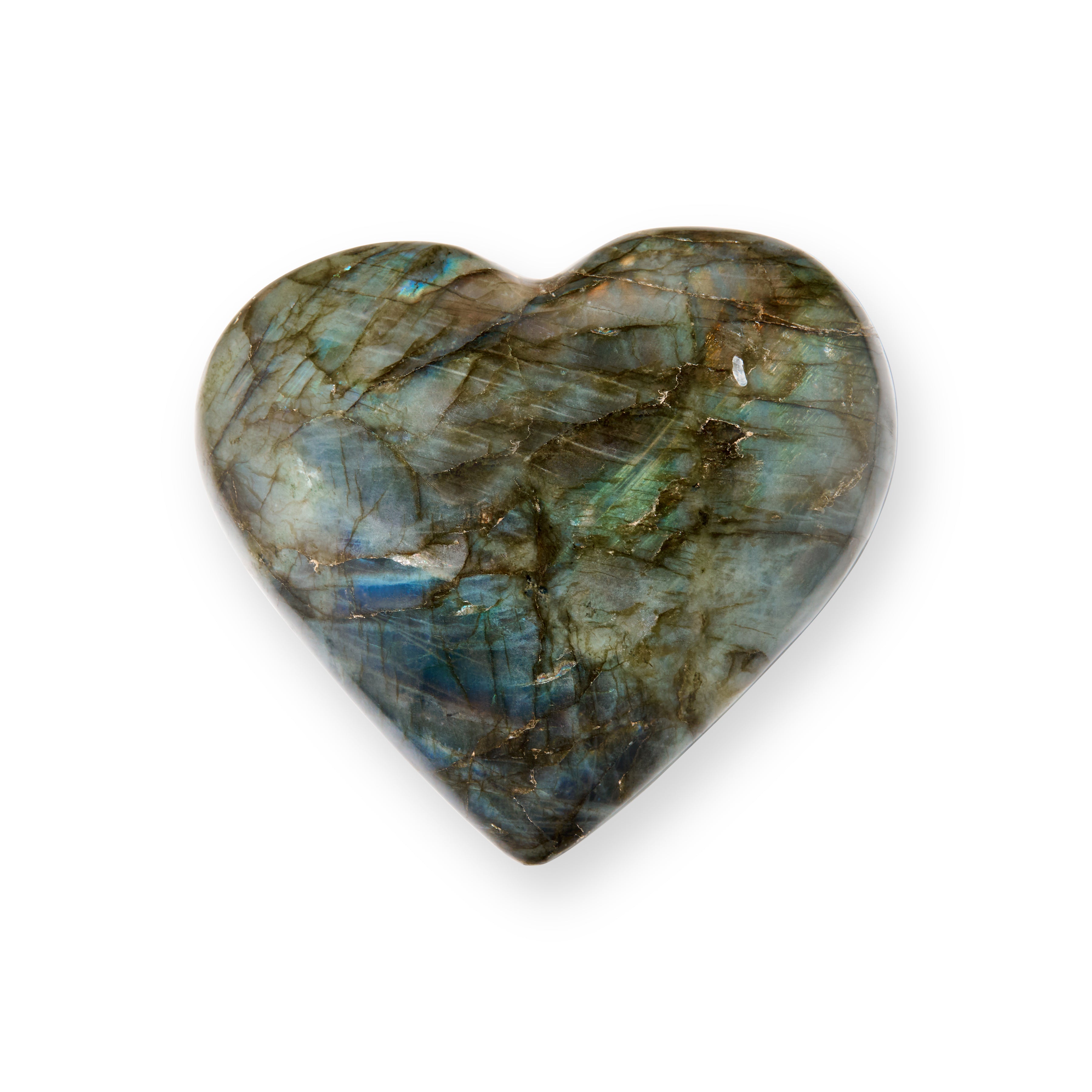 LABRADORITE HEART