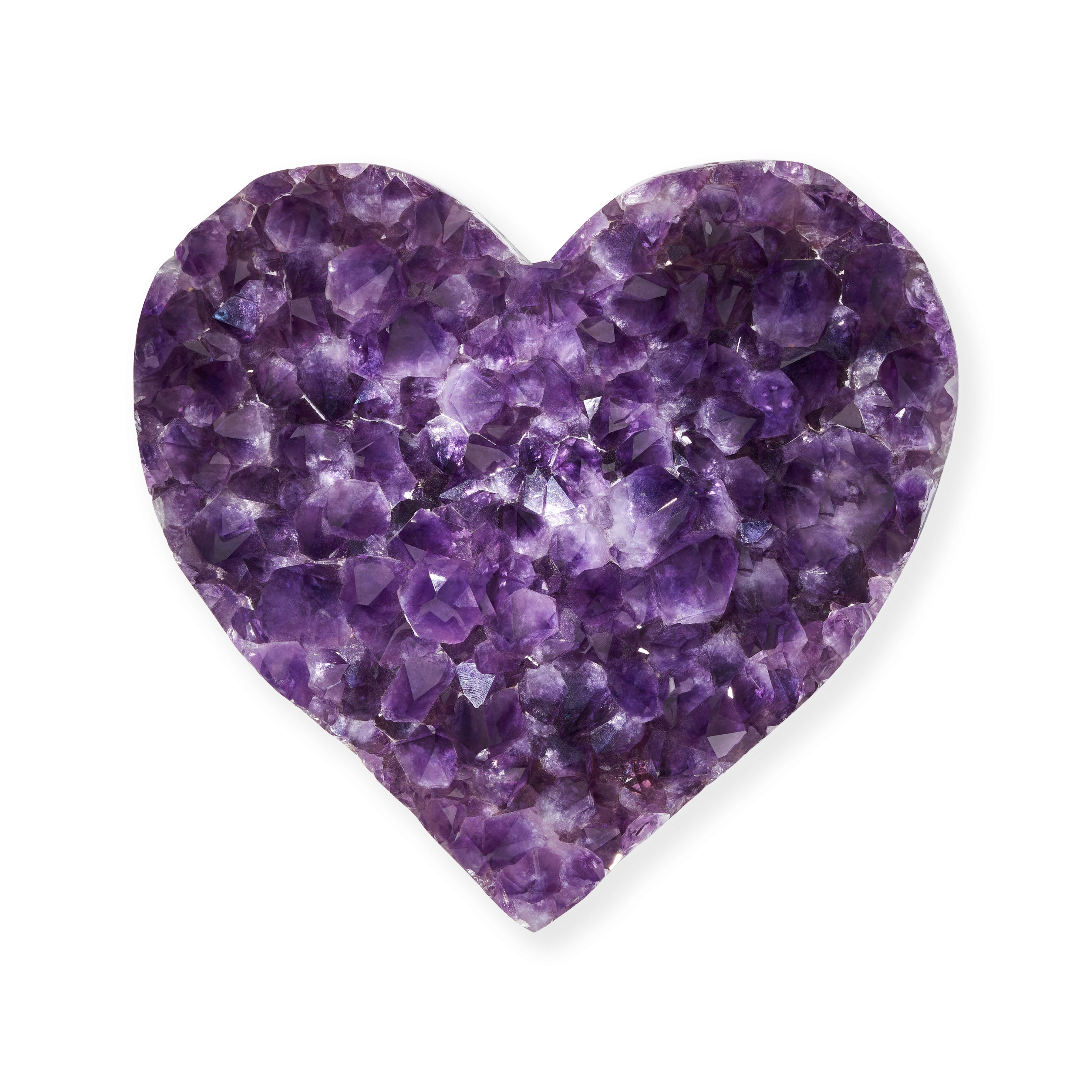 Amethyst Heart Crystal