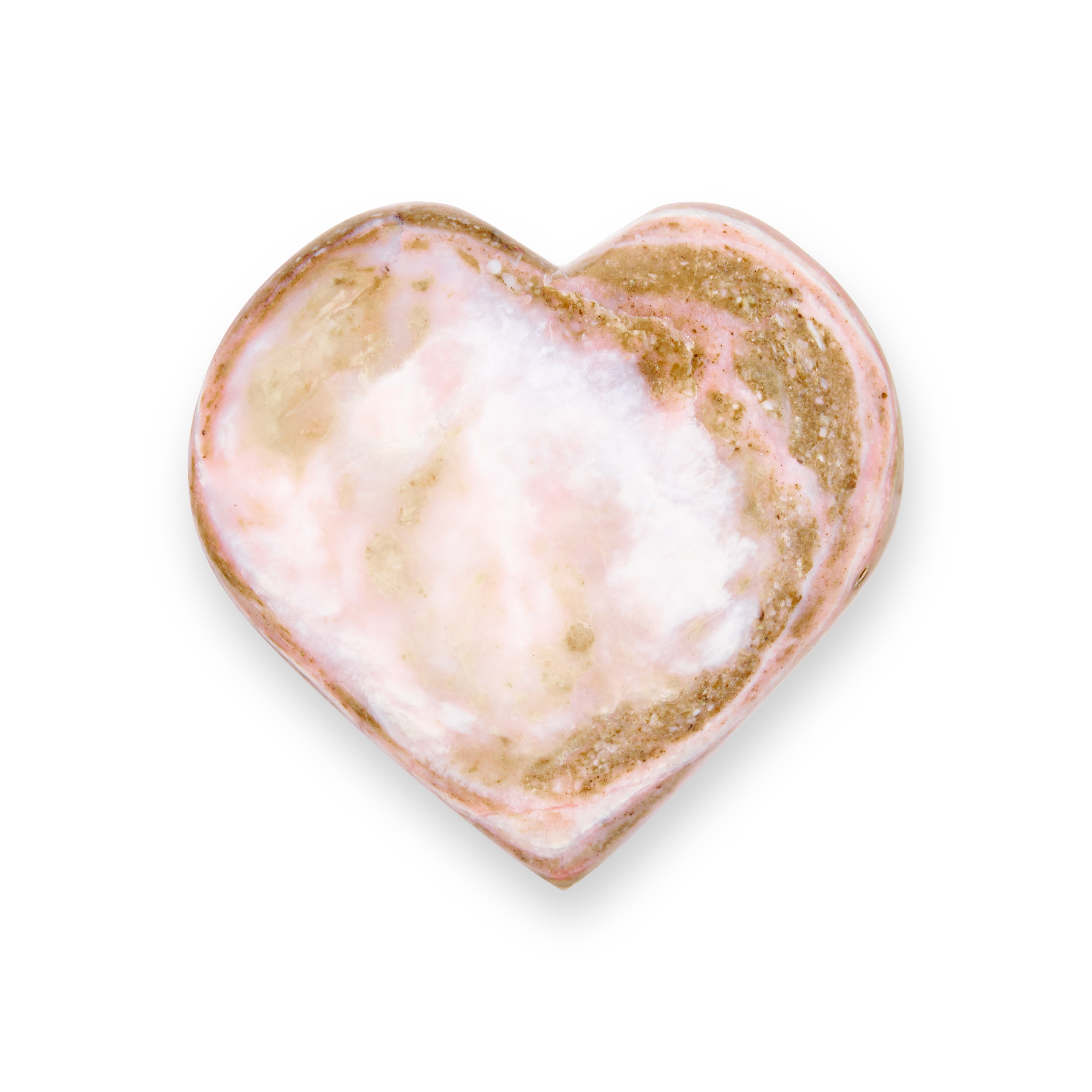 PINK OPAL HEART