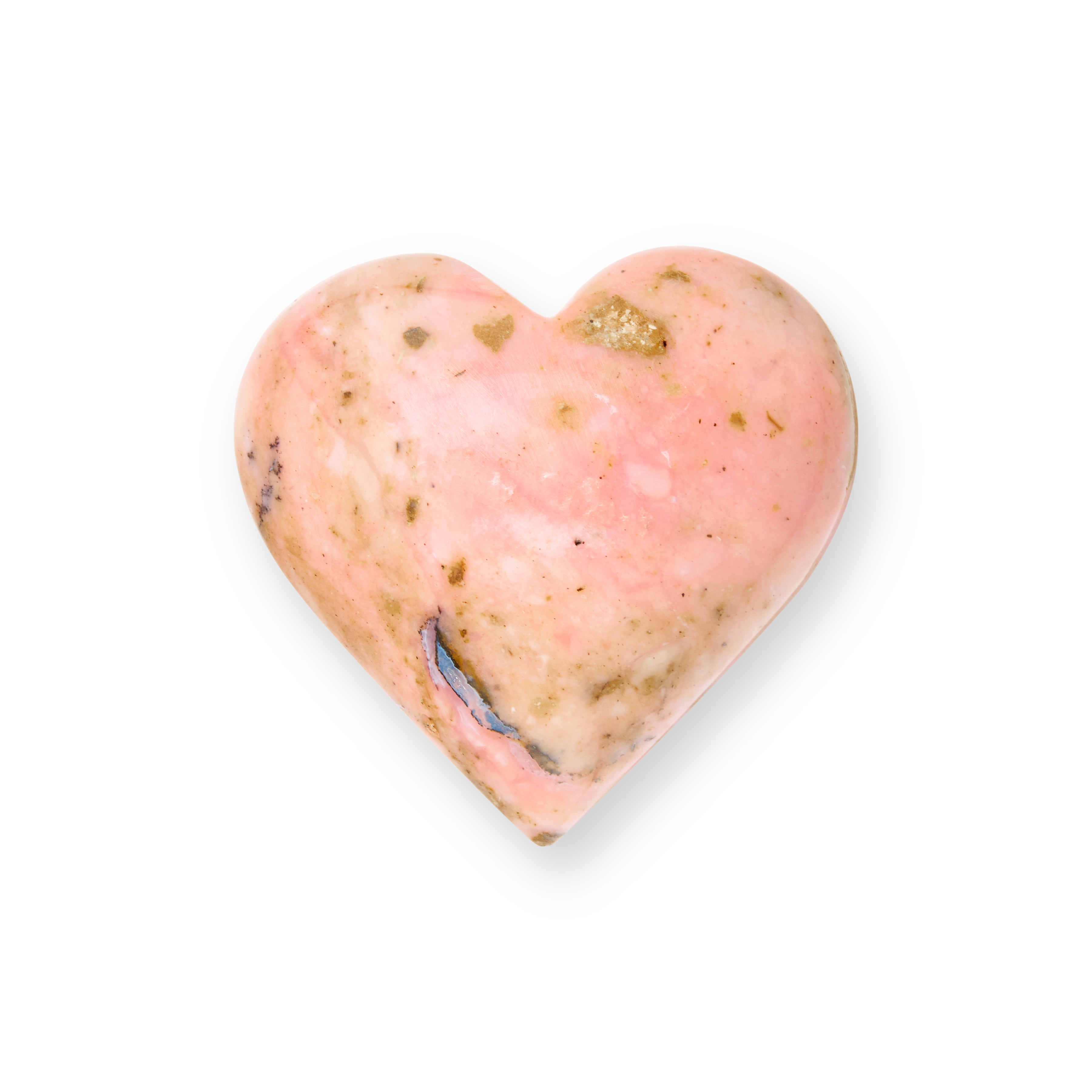 PINK OPAL HEART