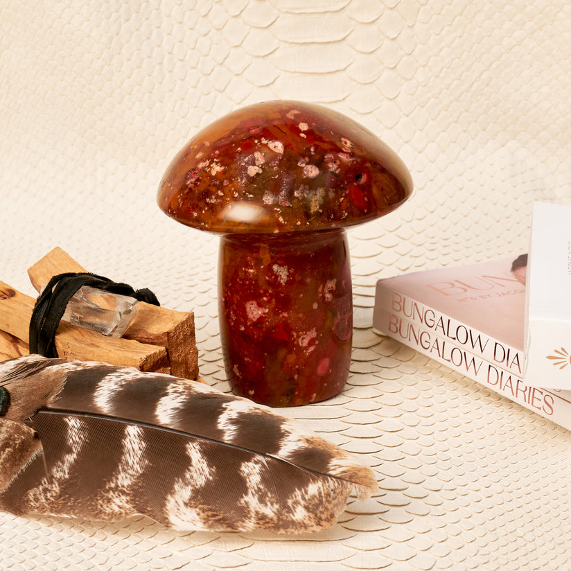 RED JASPER MUSHROOM