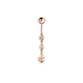 Sophia 2 Round + Teardrop Diamond Earring Back