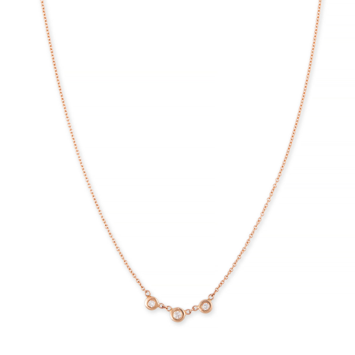 3 Diamond Emily Necklace